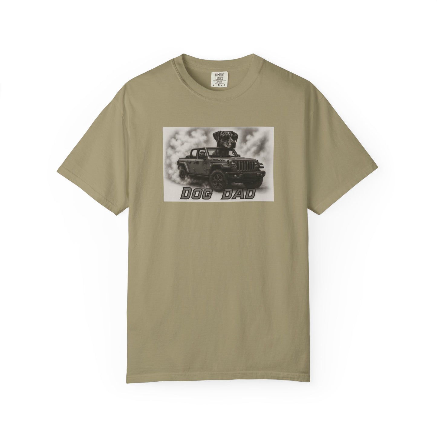 Dog Dad - Catahoula - Cool Dogs in Cool Cars T-Shirt Collection | Funny Dog Lover Apparel for Men
