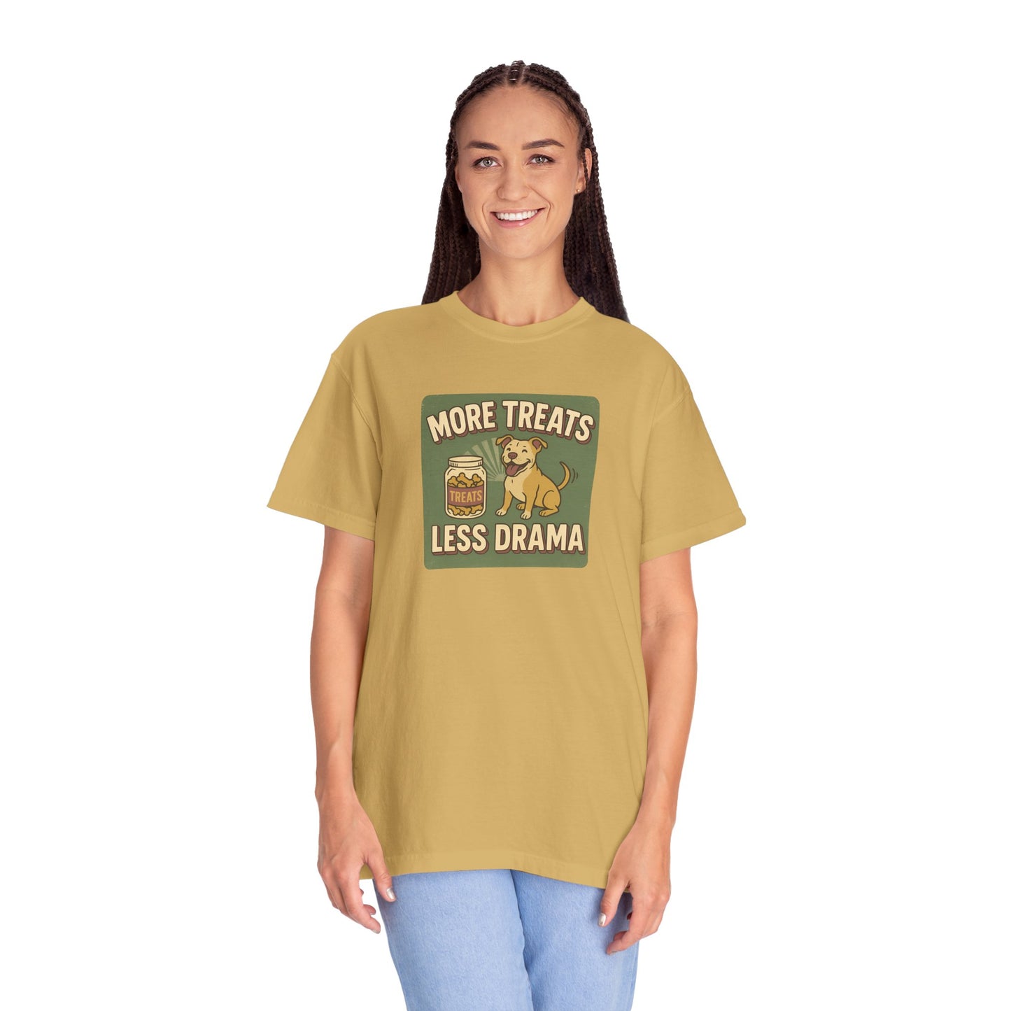 More Treats, Less Drama - Perfect Gift for Dog Lovers, Casual Wear, Animal Lovers, Funny shirts, Pet Treats