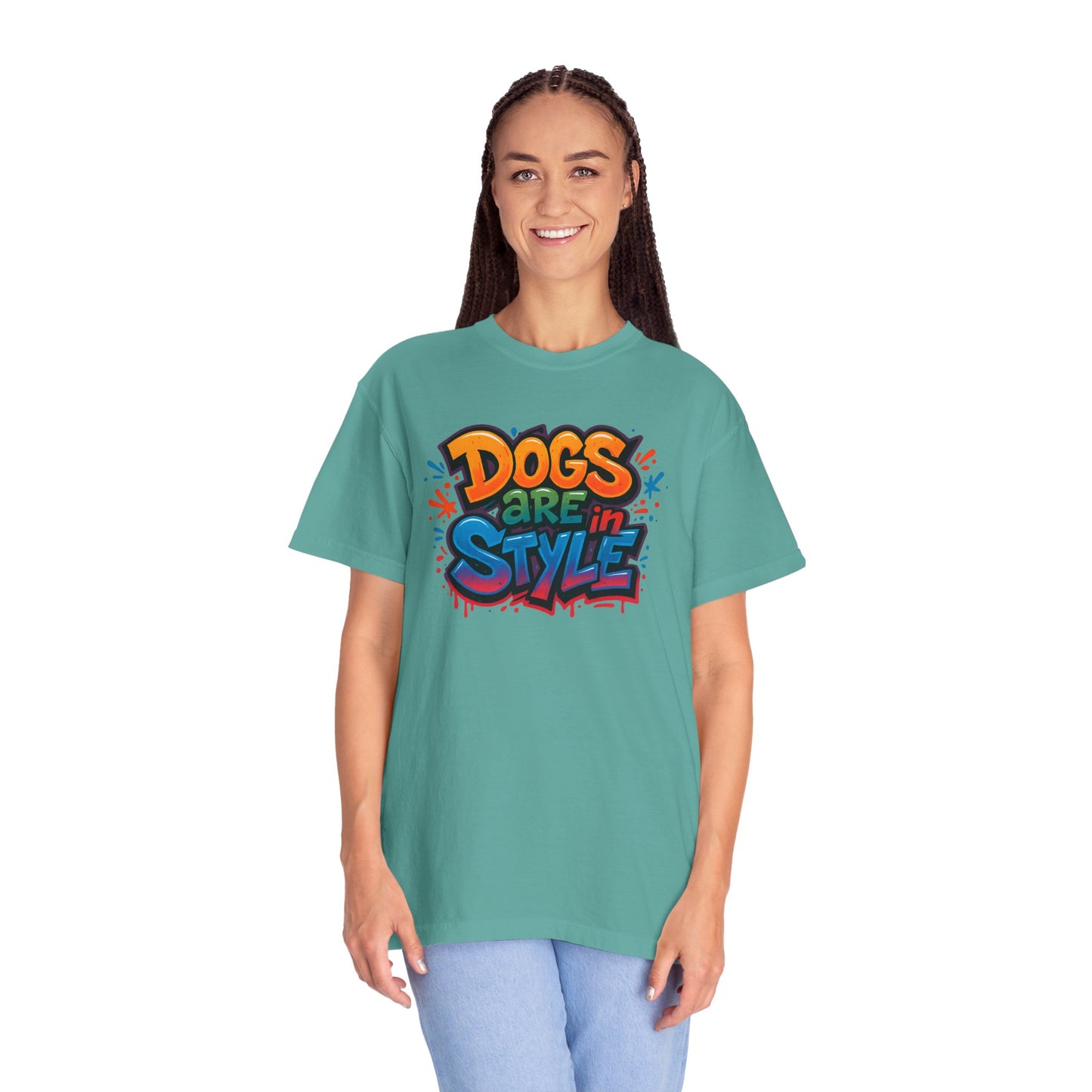 Stylish Dog Lovers T-Shirt - "Dogs are in STYLE"