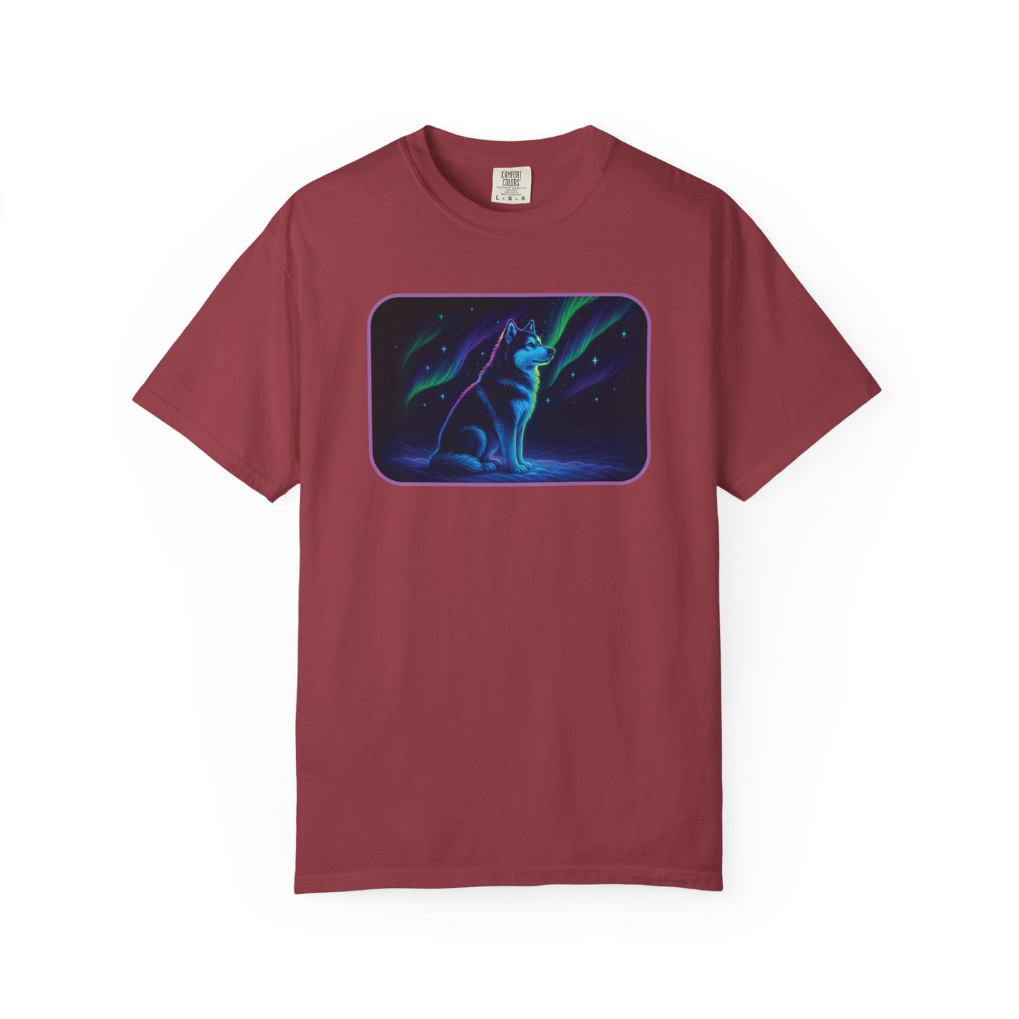 Alaskan Malamute Northern Lights T-shirt