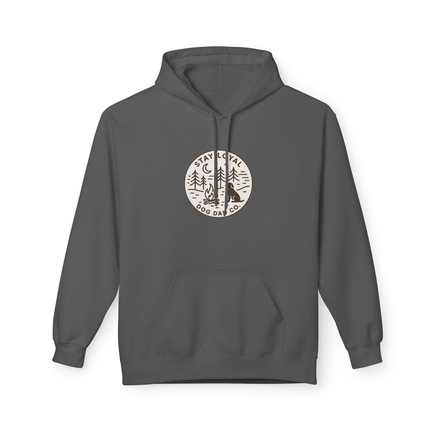 Dog Dad Fleece Hoodie, Unisex Softstyle Hooded Sweatshirt, Perfect Gift for Dog Lovers, Comfortable and Stylish