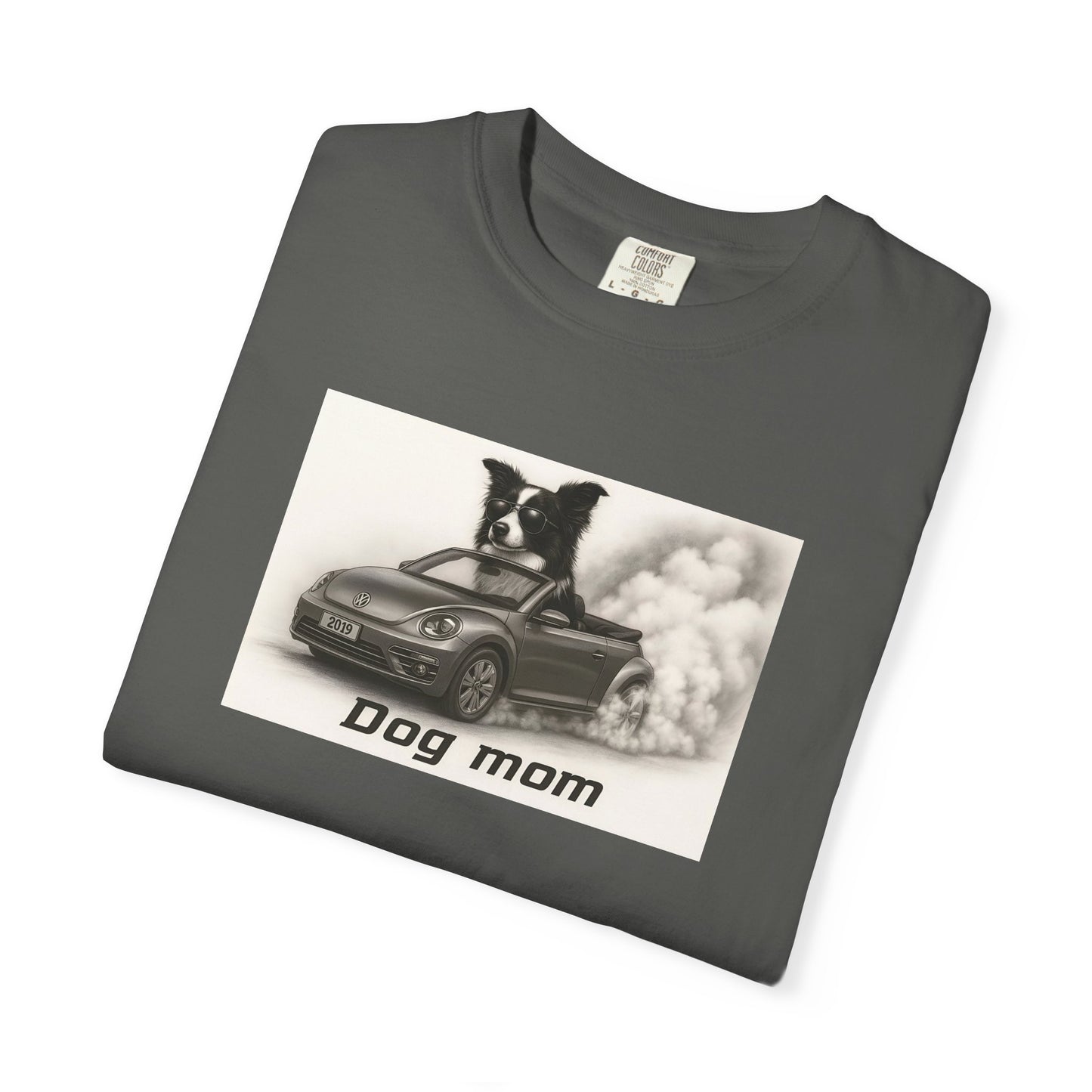 Dog Mom - Border Collie - “Cool Dogs in Cool Cars” T-Shirt Collection! 🐶🚗