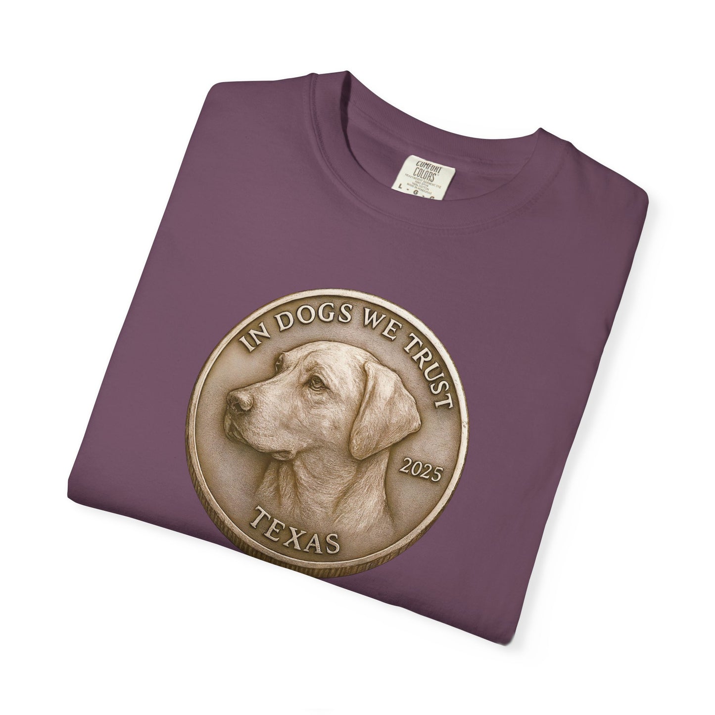 Texas State Coin T-Shirt Collection - Proud Dog Breed Illustrations