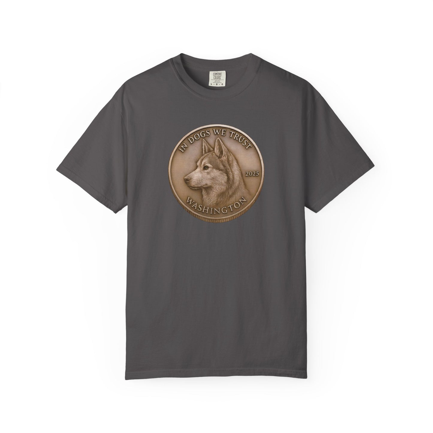 Washington State Coin T-Shirt Collection - Proud Dog Breed Illustrations