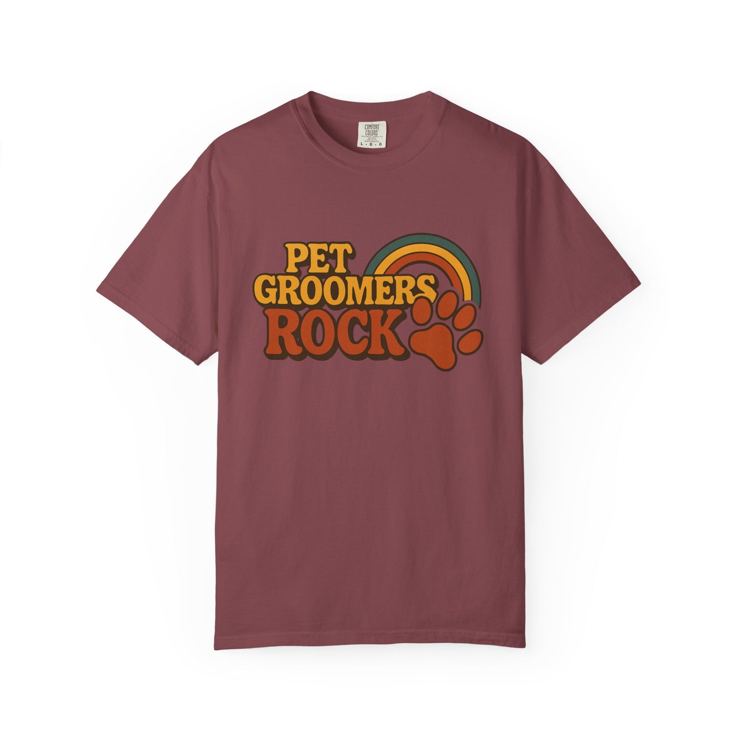 Pet Groomers Rock Unisex Garment-Dyed T-Shirt - Fun & Stylish Tee for Animal Lovers