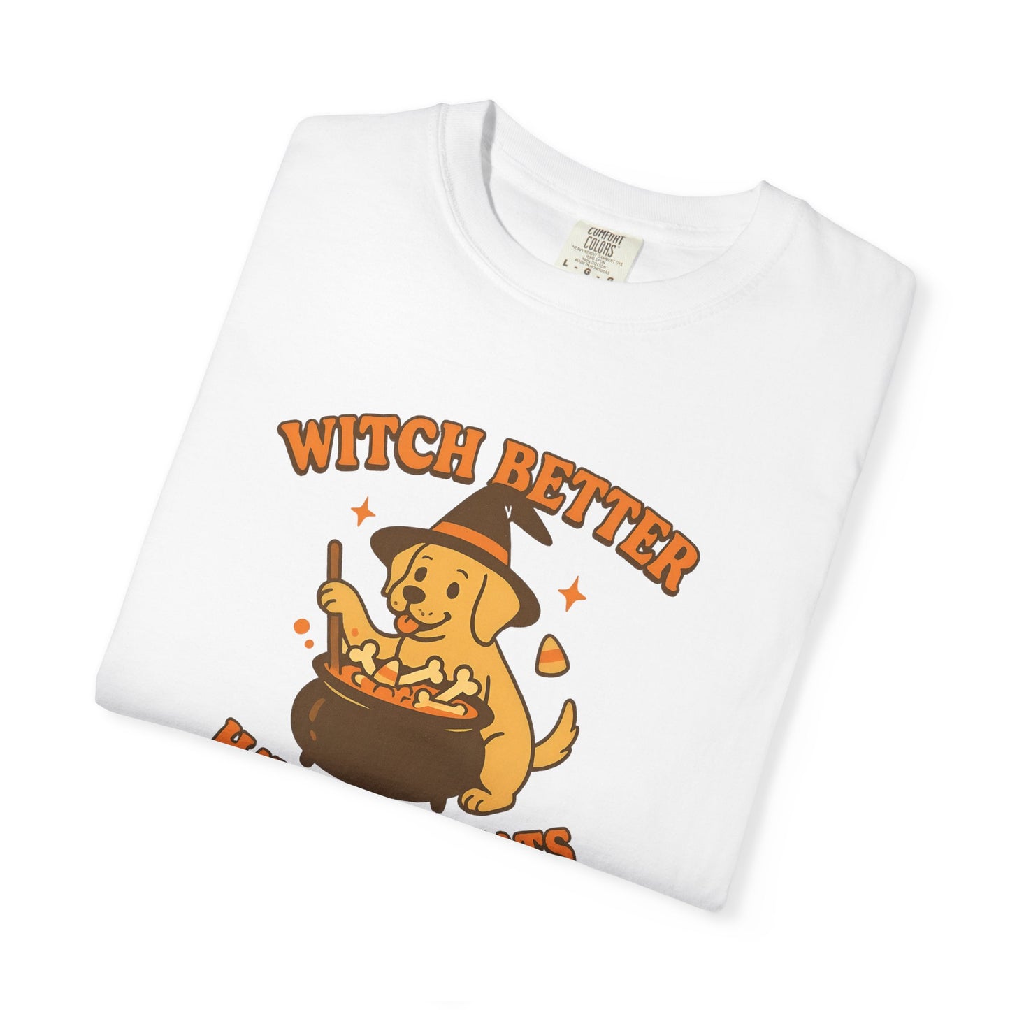 Funny Dog Halloween T-Shirt, Witch Better Have My Treats Tee, Unisex Graphic Shirt, Pet Lover Gift, Cute Dog Shirt, Spooky Season Apparel