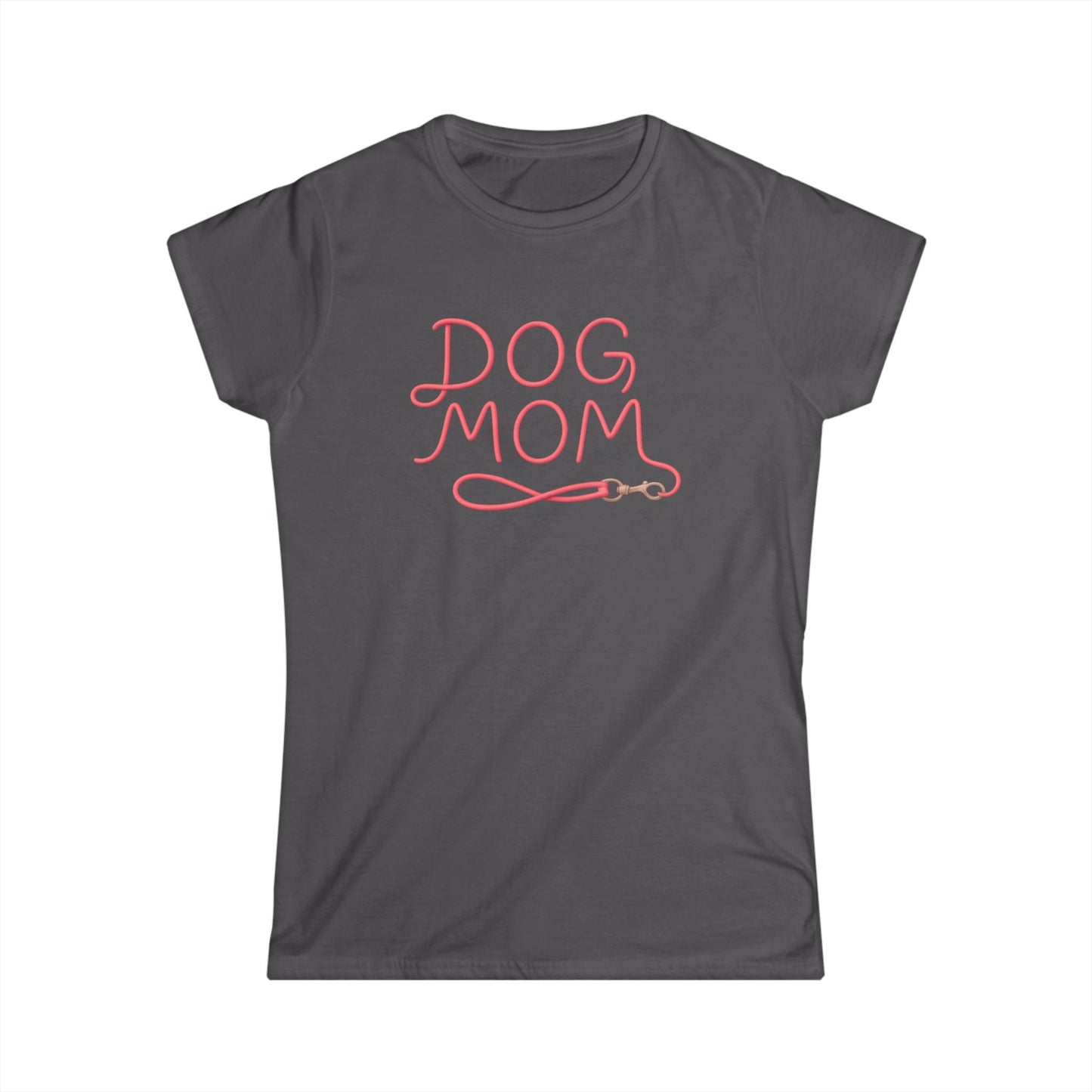 Dog Mom Softstyle Tee, Dog Lover Shirt, Pet Parent Gift, Casual Dog Mom Apparel, Birthday Gift for Dog Owners