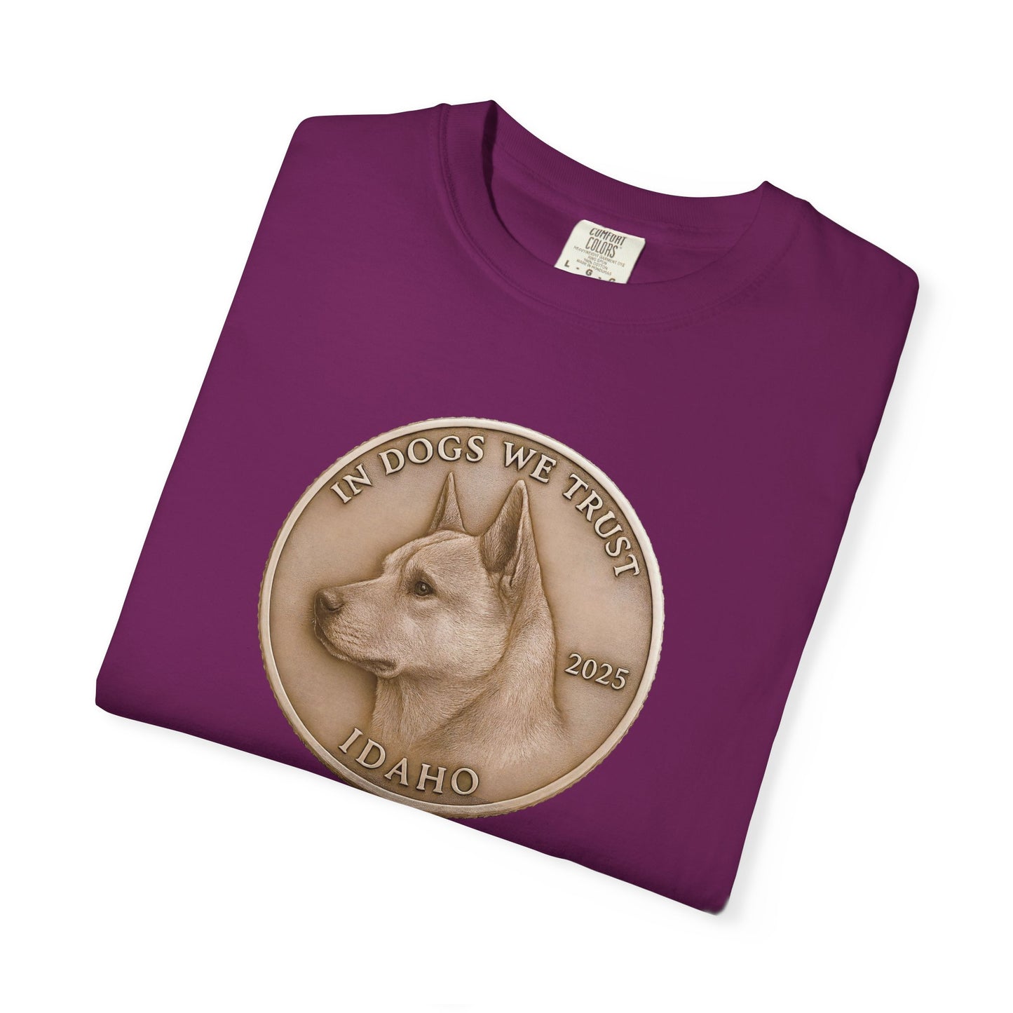 Idaho State Coin T-Shirt Collection - Proud Dog Breed Illustrations