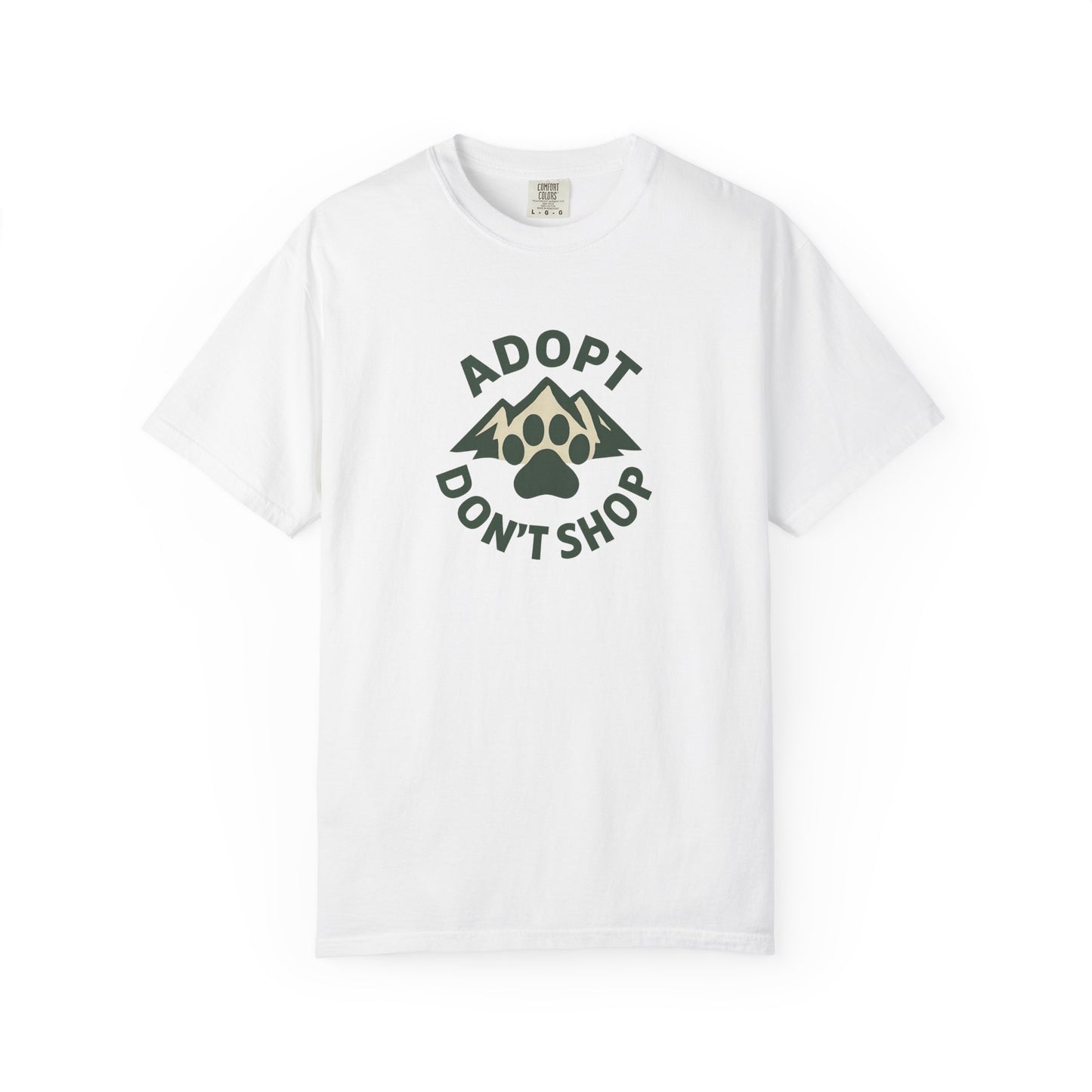 Adopt Don't Shop T-Shirt, Eco-Friendly Tee, Animal Rescue Shirt, Casual Wear, Gift for Pet Lovers, Perfect for Adoption Events