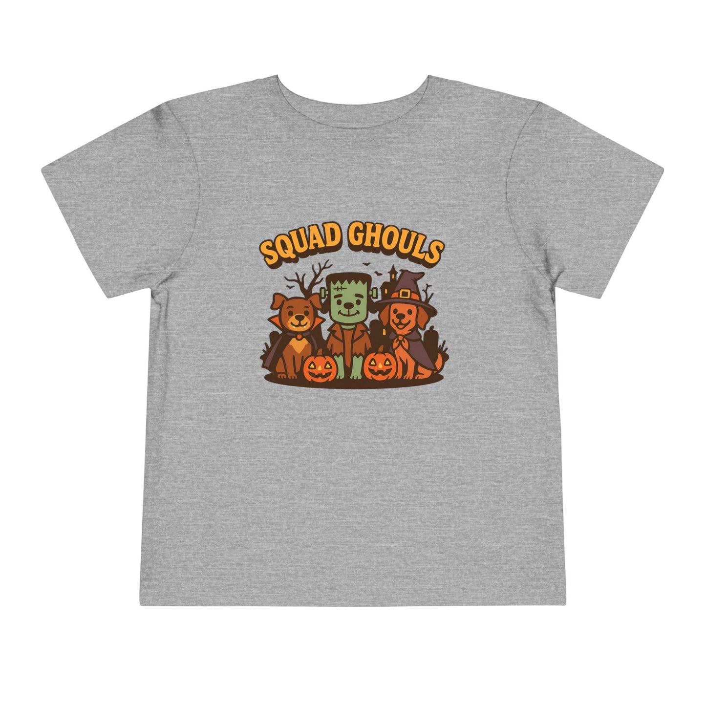 Halloween Squad Ghouls Toddler Tee, Cute Spooky Shirt for Kids, Halloween Costume Top, Trick or Treat Tee, Fall Celebration Outfit