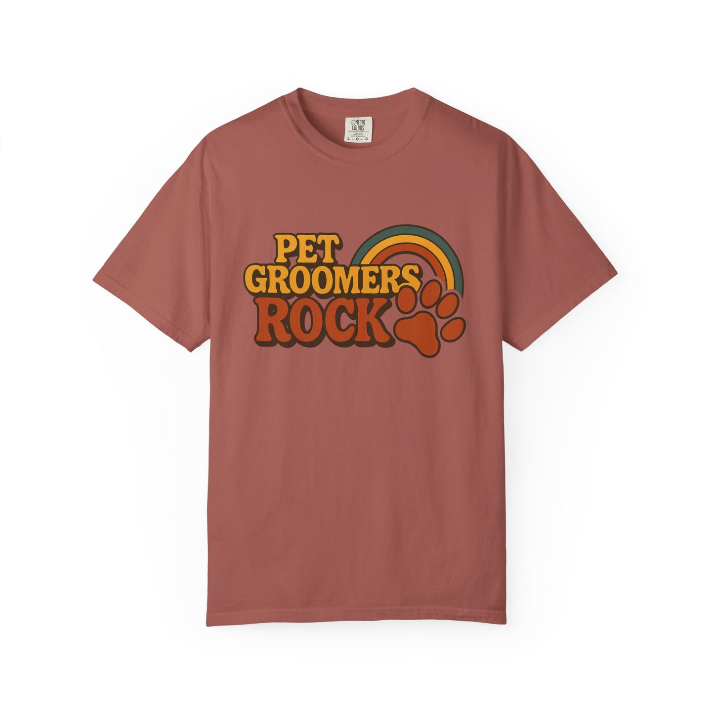 Pet Groomers Rock Unisex Garment-Dyed T-Shirt - Fun & Stylish Tee for Animal Lovers
