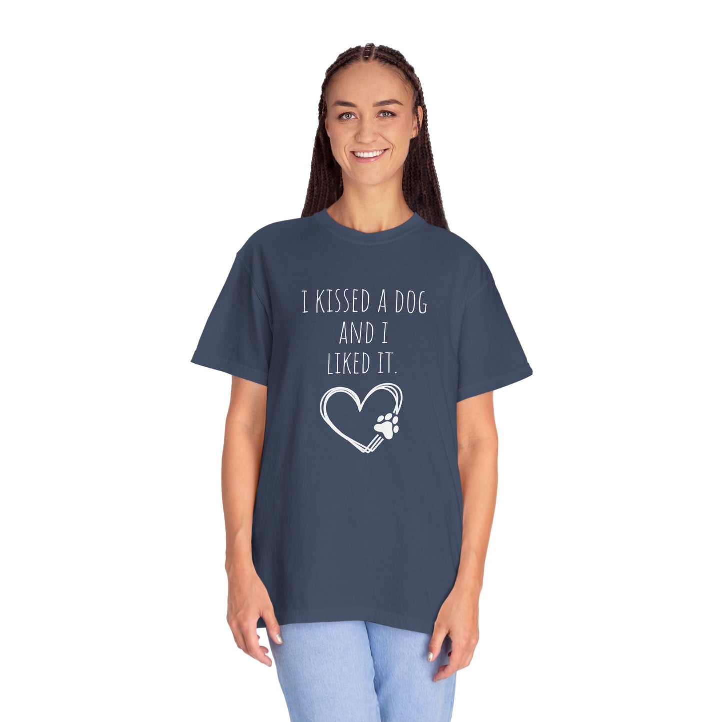 I Kissed a Dog Unisex T-Shirt - Cute Dog Lover Gift