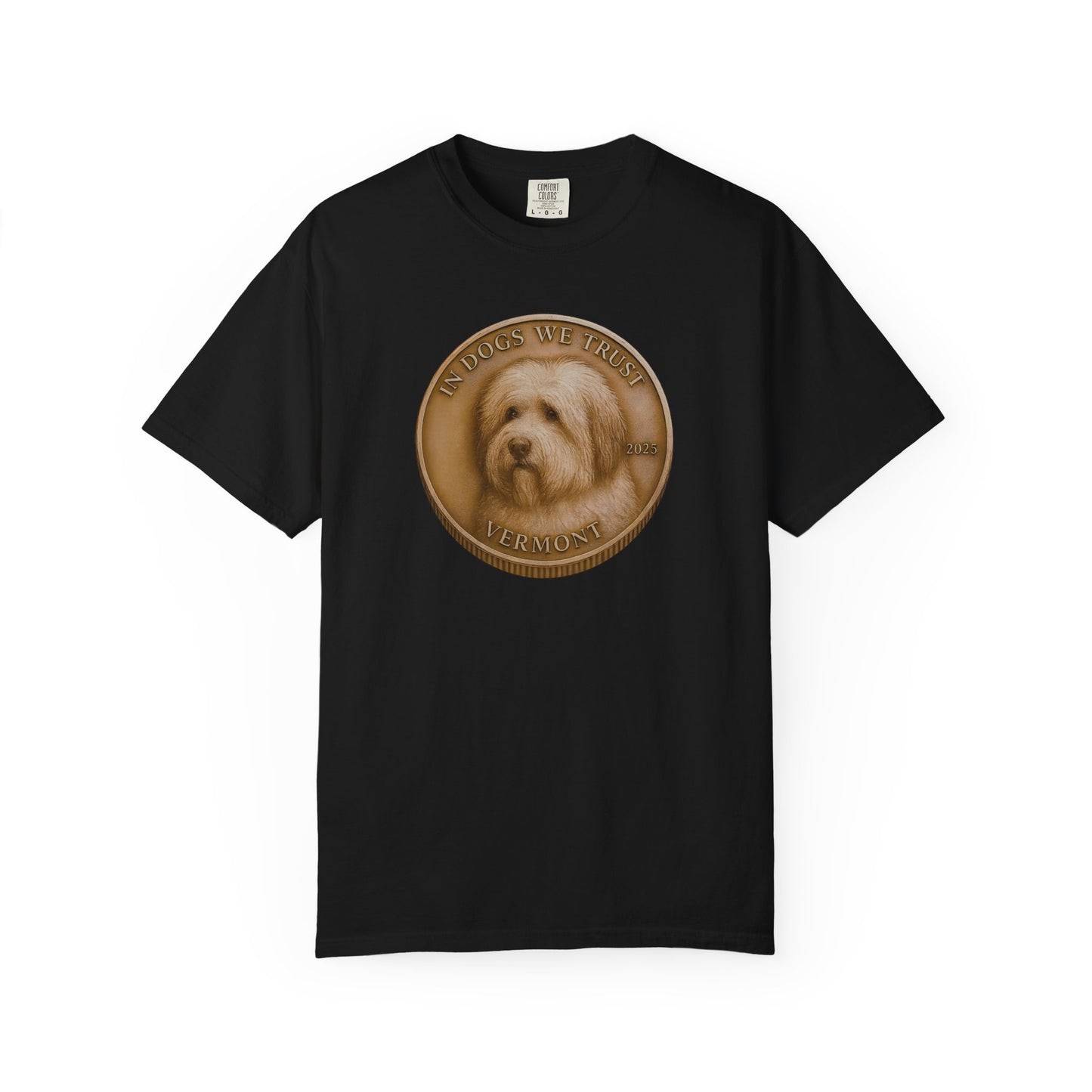 Vermont State Coin T-Shirt Collection - Proud Dog Breed Illustrations