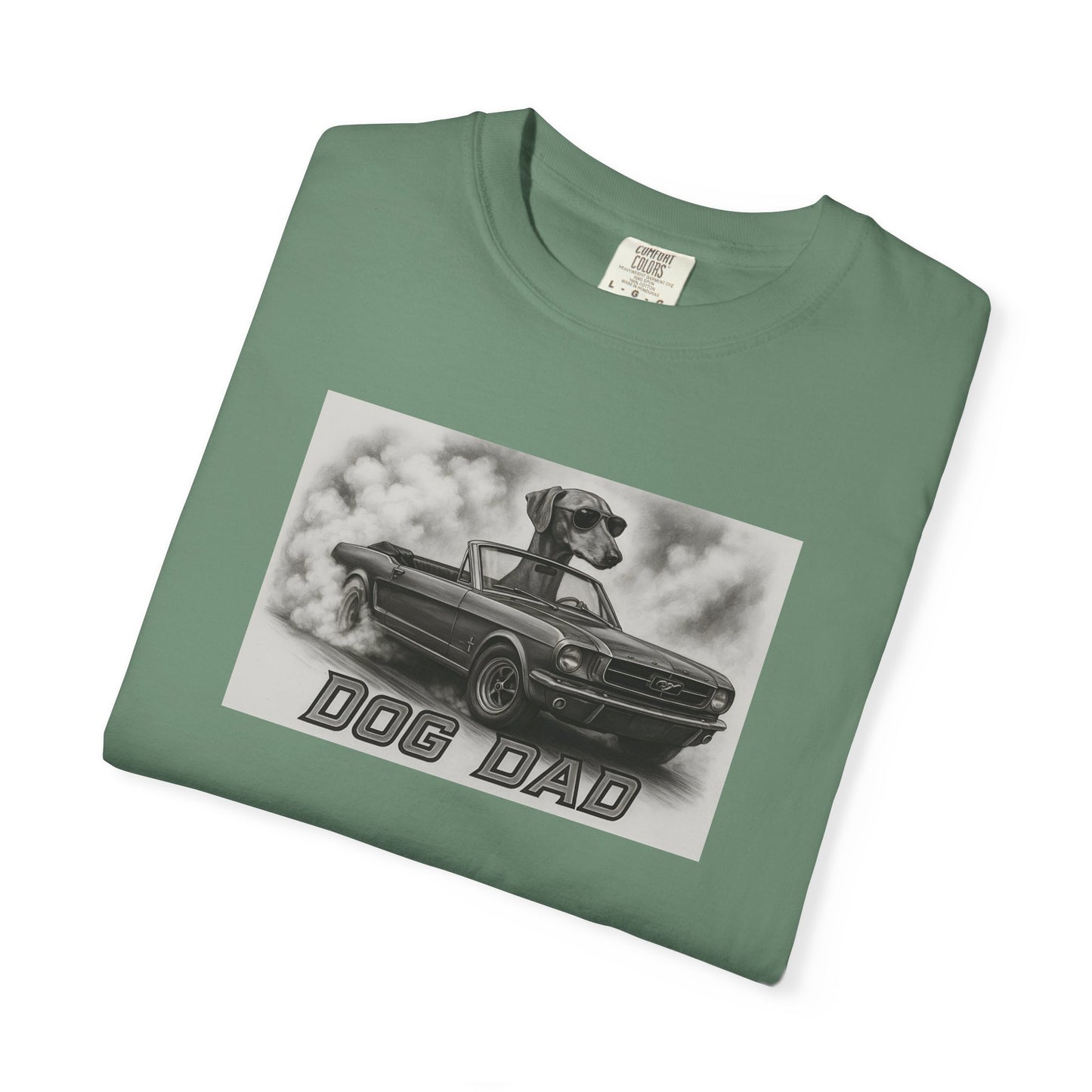 Dog Dad - Azawakh - Cool Dogs in Cool Cars T-Shirt Collection | Funny Dog Lover Apparel for Men