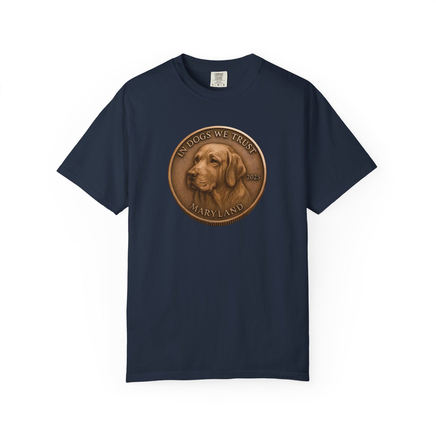 Maryland State Coin T-Shirt Collection - Proud Dog Breed Illustrations