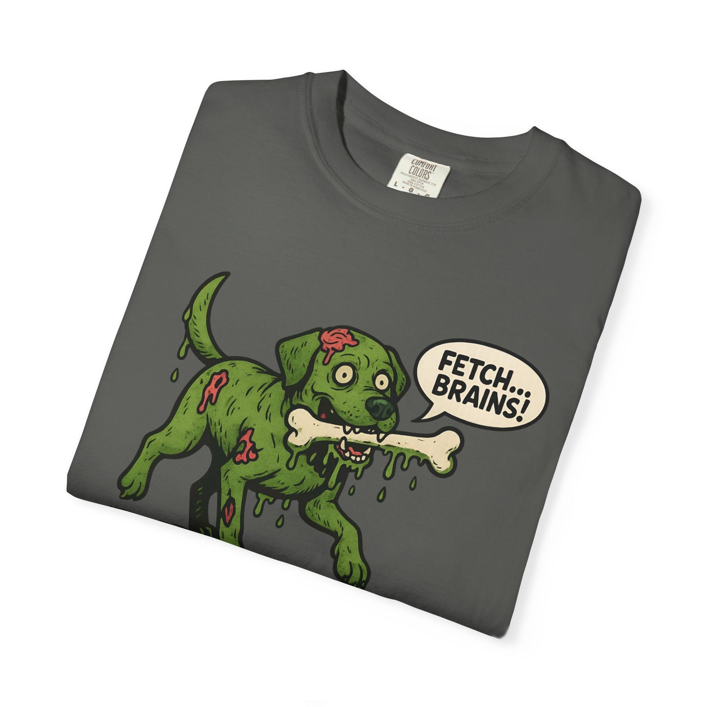 Zombie Dog Fetch T-Shirt, Funny Pet Lover Tee, Graphic Tee for Halloween, Unique Gift, Dog Owner Shirt