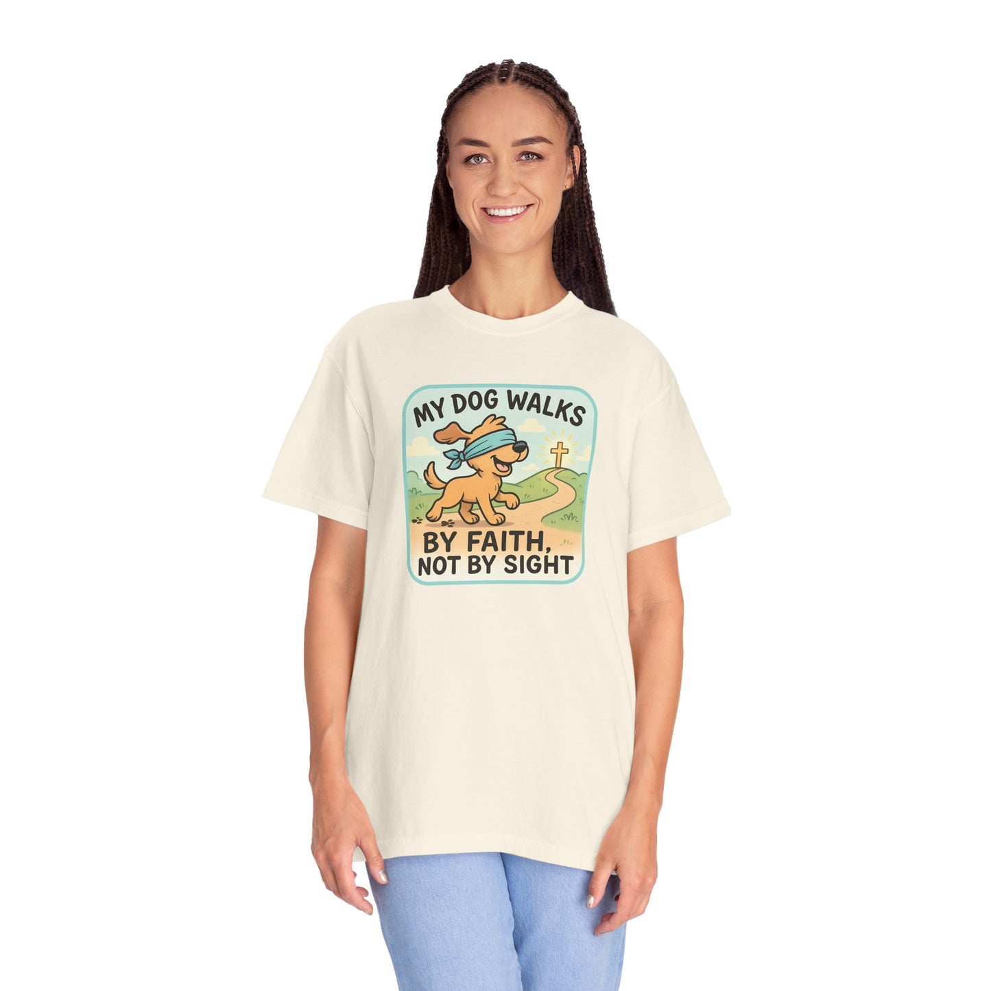 Faith-Inspired Dog Lover T-Shirt, Pet Owner Gifts, Cute Dog Apparel, Faith and Pets Merchandise, Casual Summer Wear