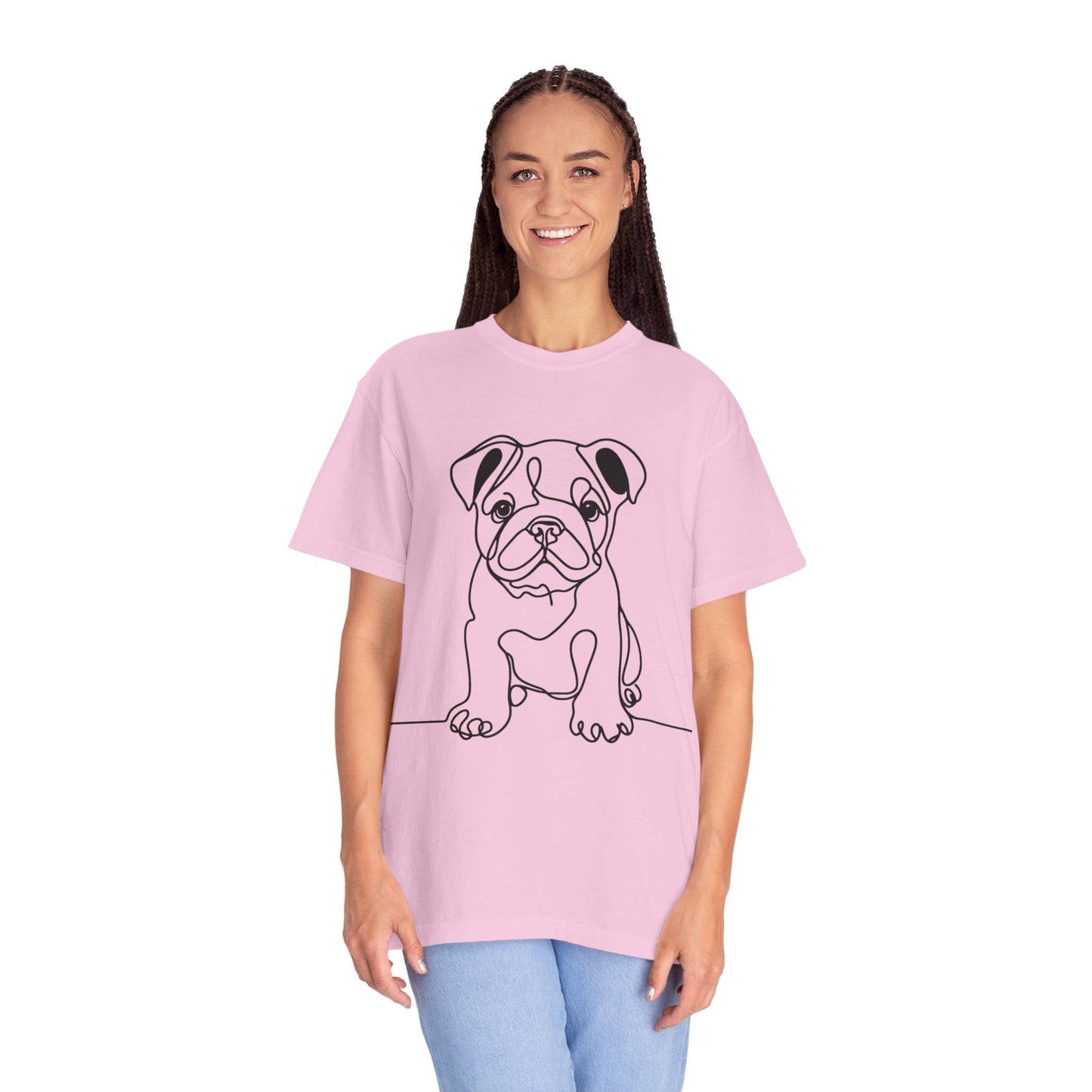 Adorable Bulldog Graphic Unisex T-Shirt