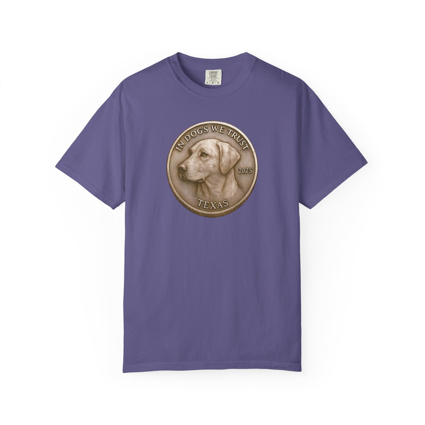 Texas State Coin T-Shirt Collection - Proud Dog Breed Illustrations