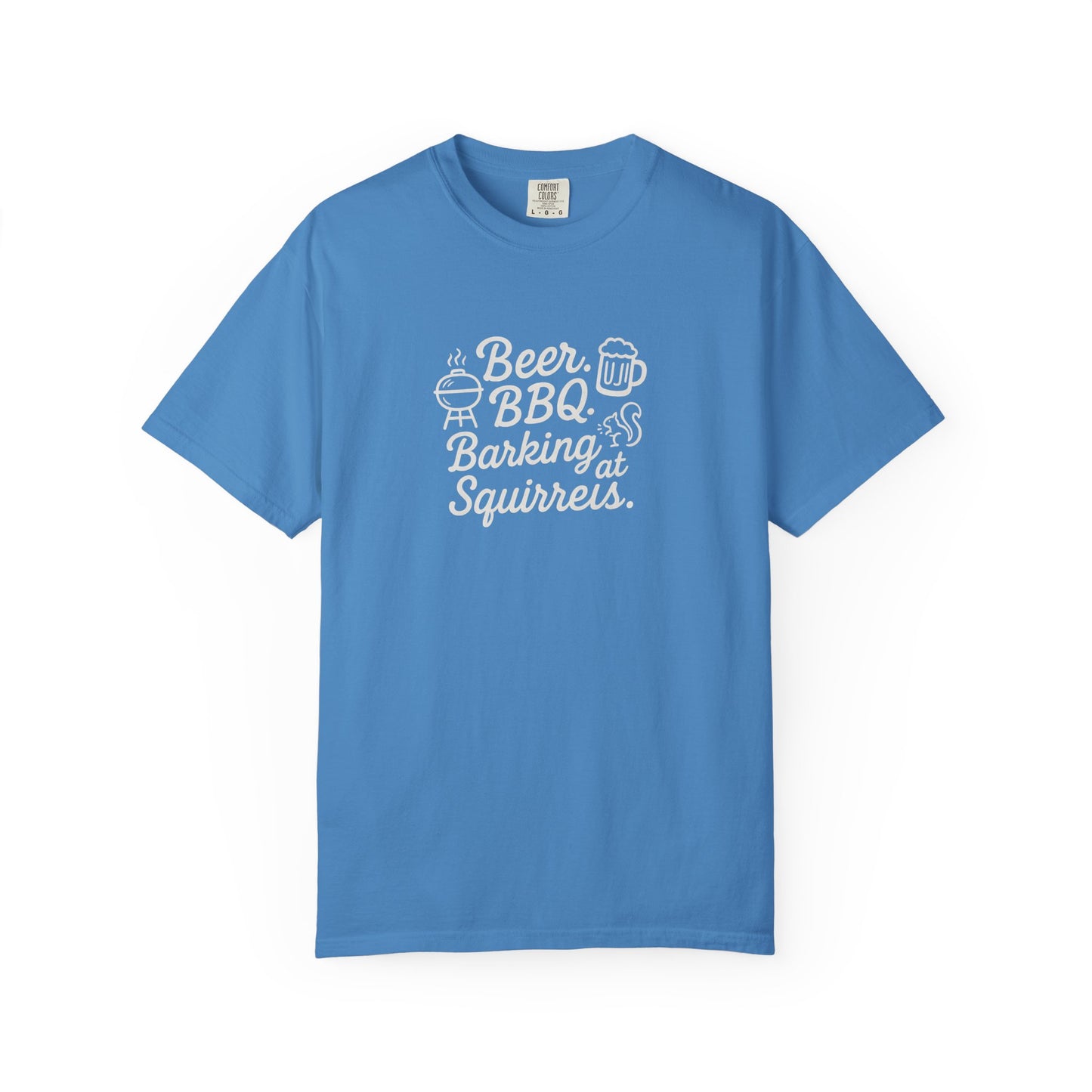 Beer BBQ and Barking Dog Dad T-Shirt