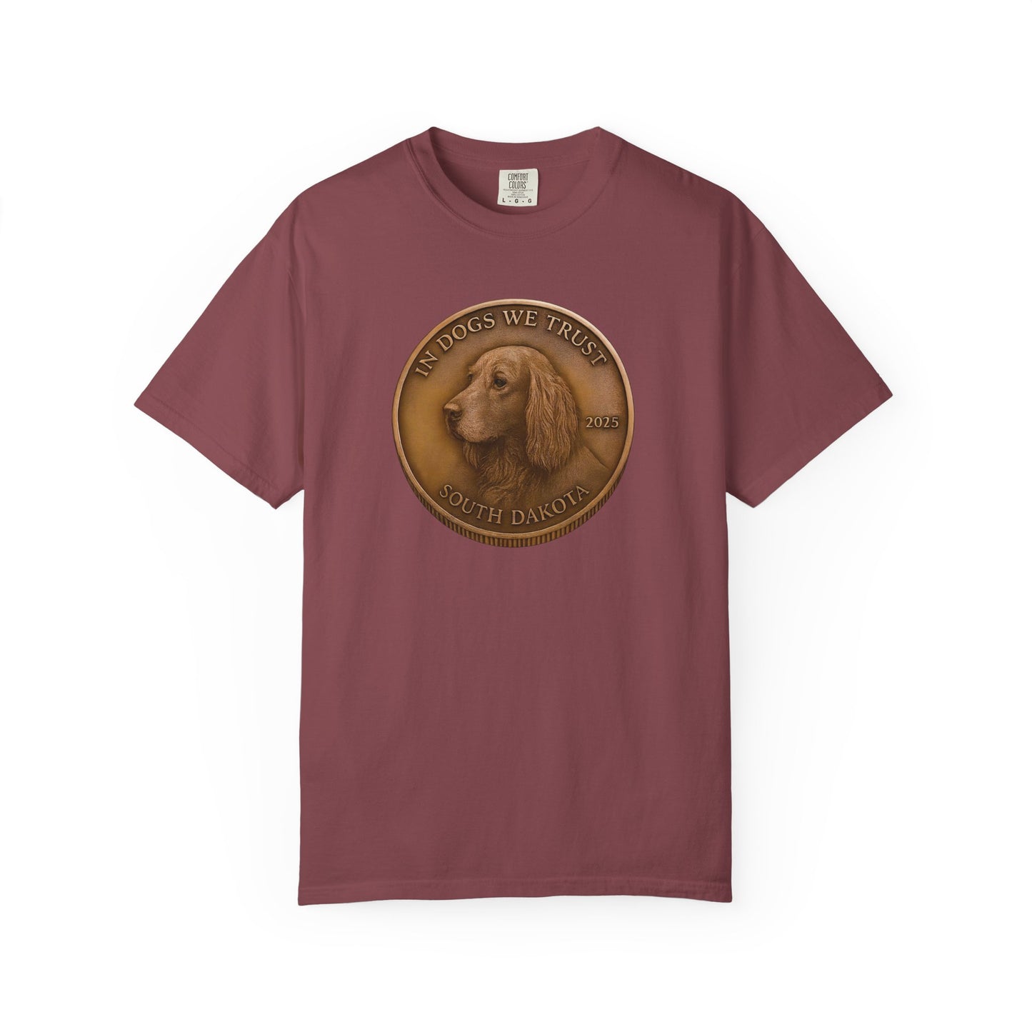 South Dakota State Coin T-Shirt Collection - Proud Dog Breed Illustrations