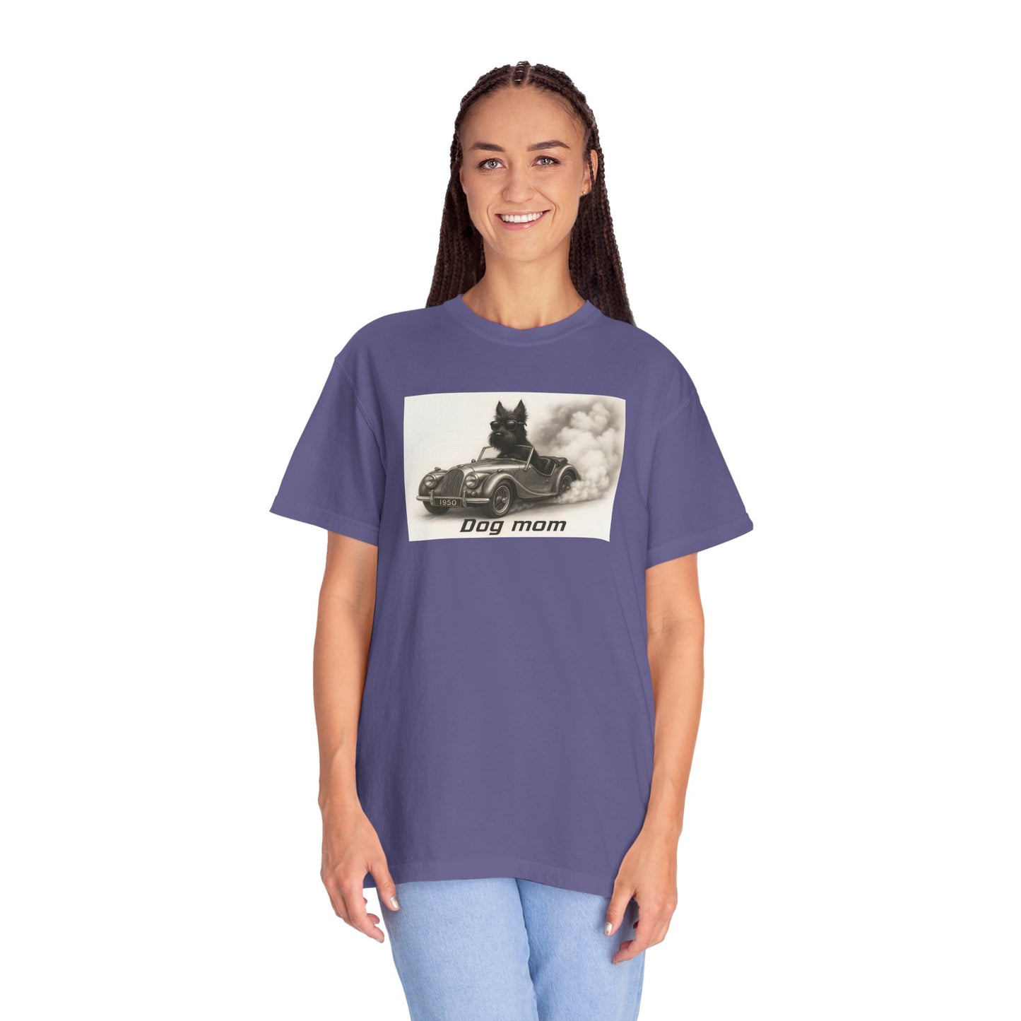 Dog Mom - Scottish Terrier - “Cool Dogs in Cool Cars” T-Shirt Collection! 🐶🚗