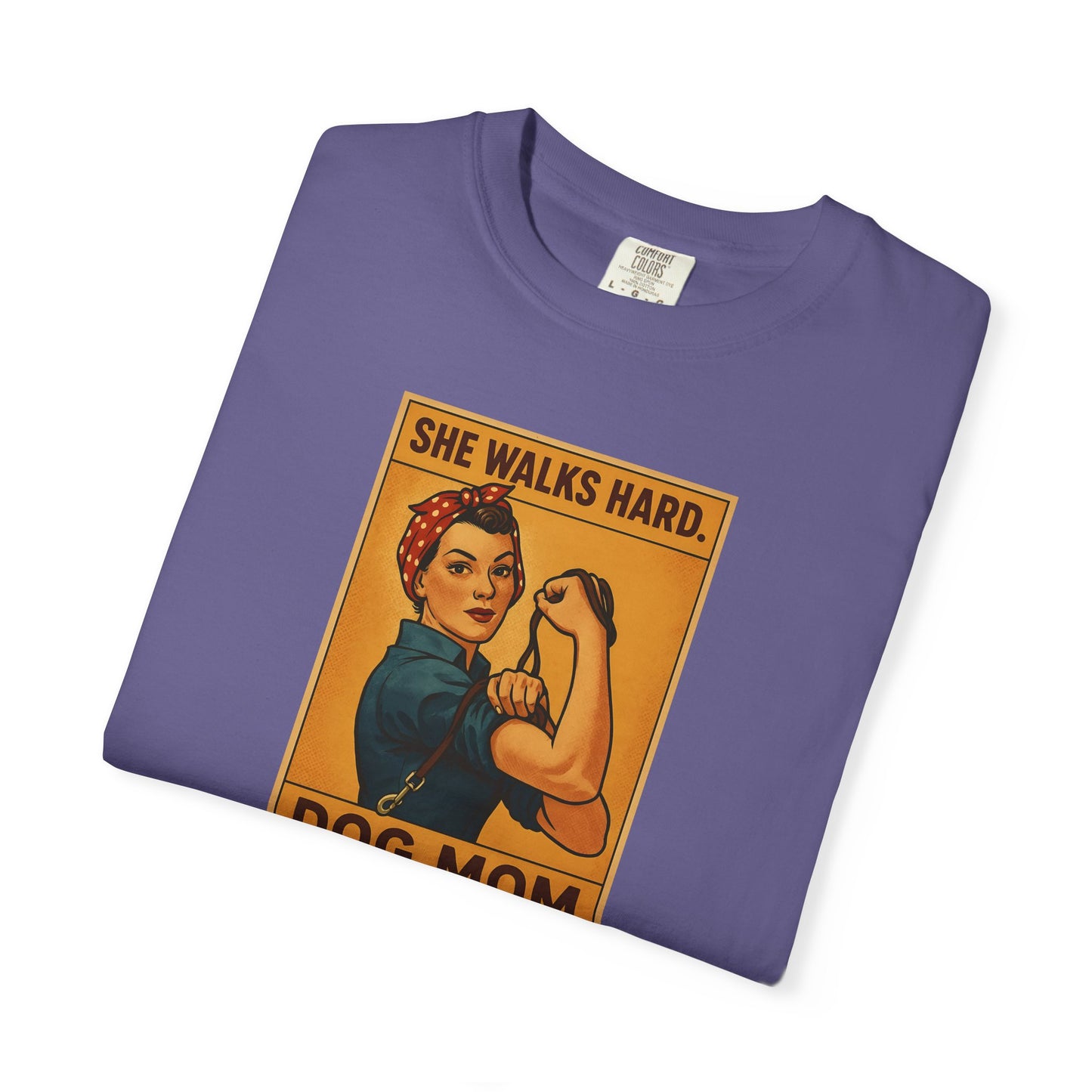 Dog Mom Strong T-Shirt, Gift for Dog Lovers, Cute Pet Owner Apparel, Makes A Great Dog Mom Gift, Unique Dog Mom Shirt