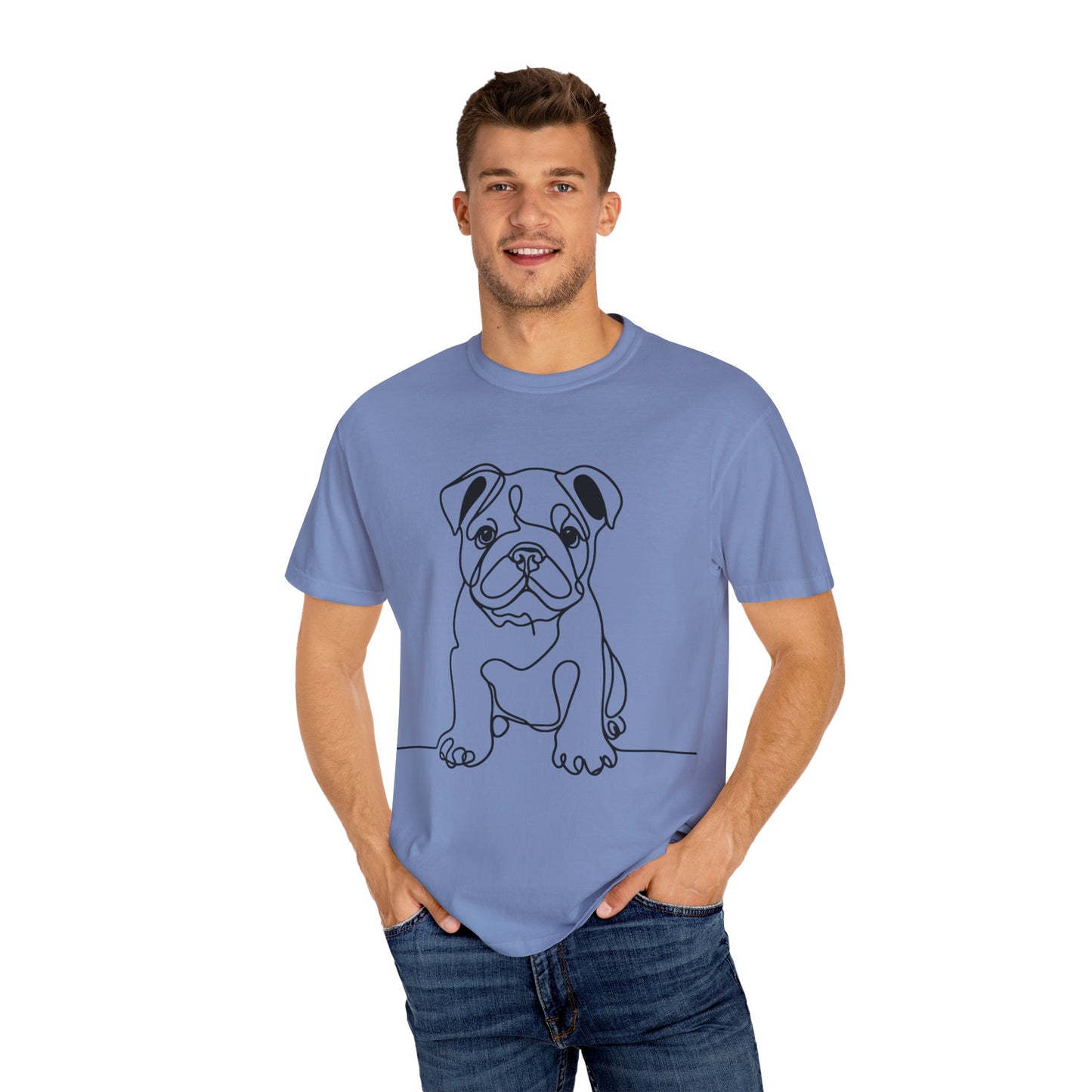Adorable Bulldog Graphic Unisex T-Shirt