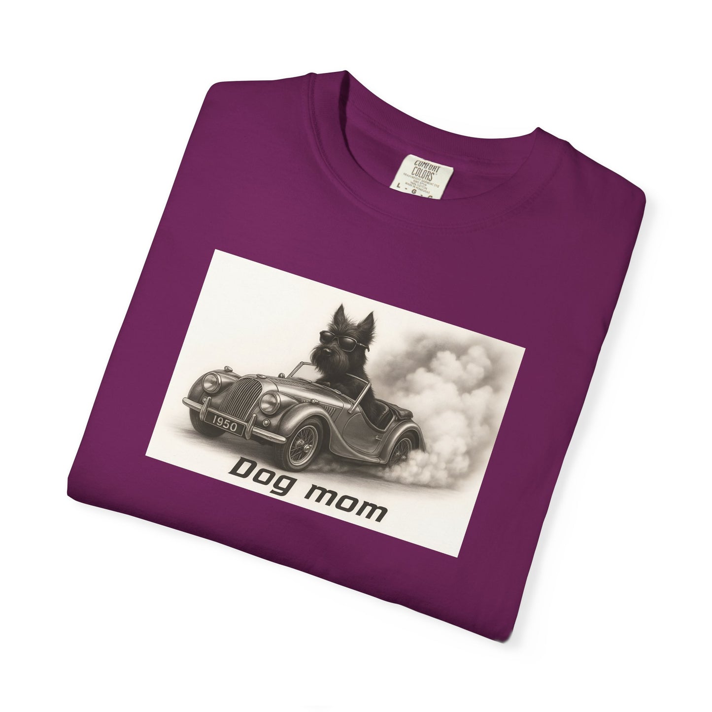 Dog Mom - Scottish Terrier - “Cool Dogs in Cool Cars” T-Shirt Collection! 🐶🚗