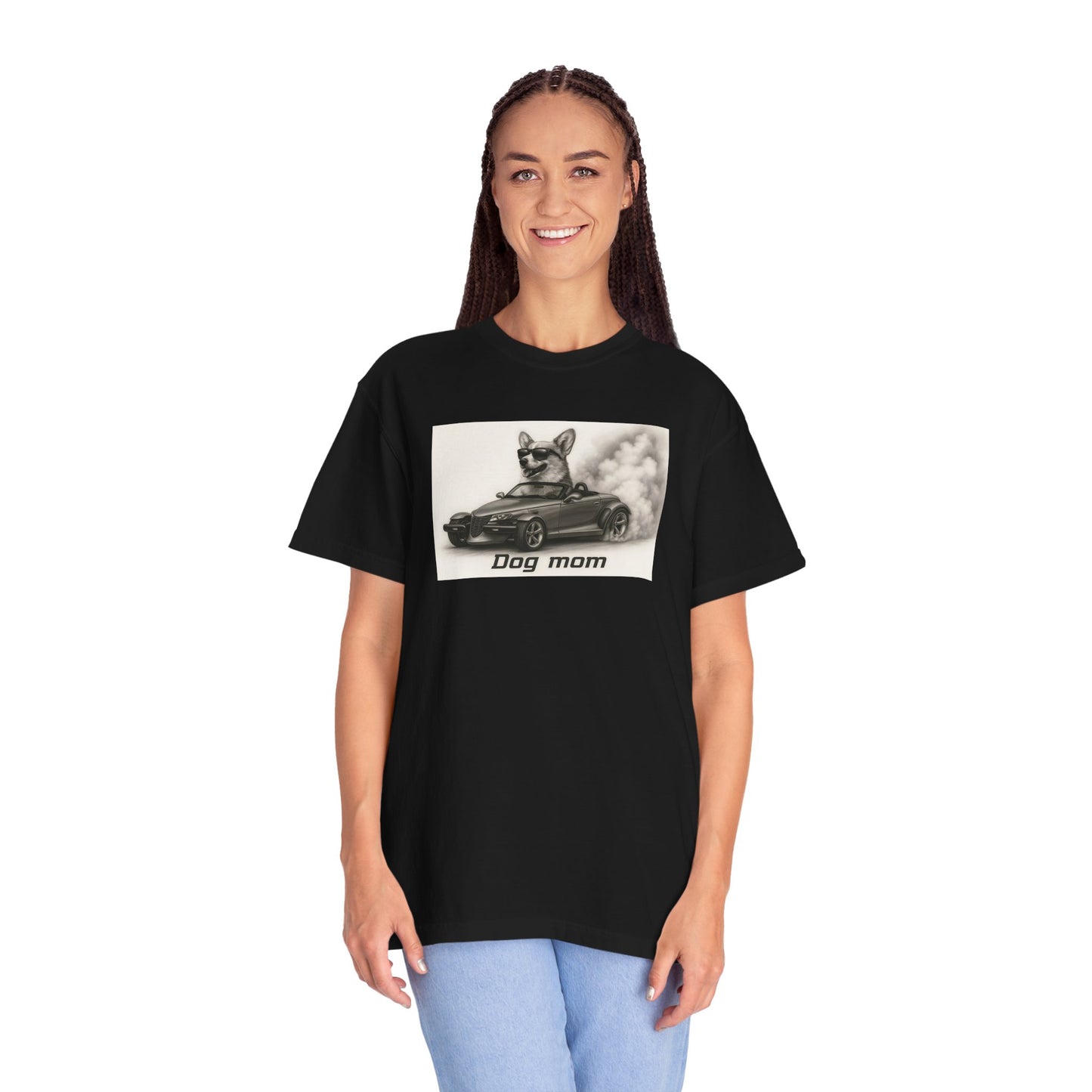 Dog Mom - Corgi - “Cool Dogs in Cool Cars” T-Shirt Collection! 🐶🚗