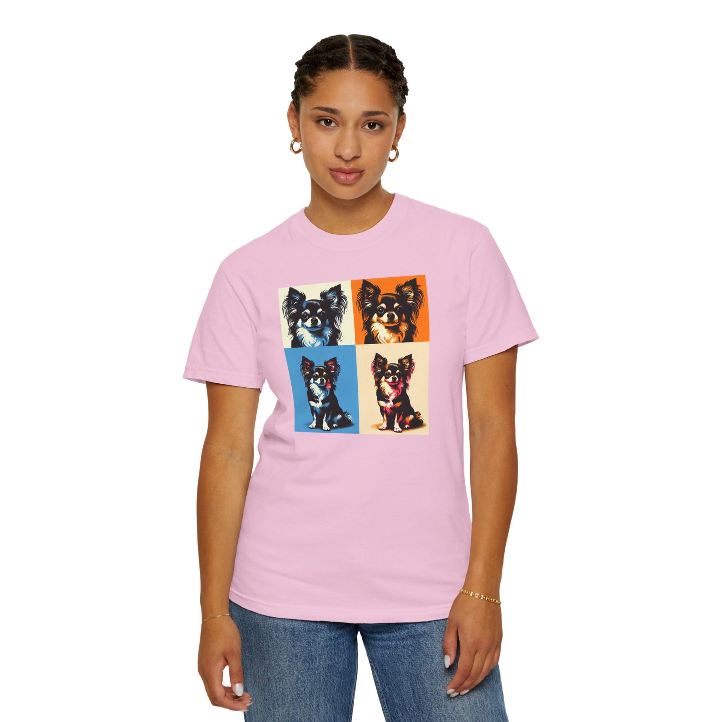 Chihuahua Pop Art Unisex T-shirt - Colorful Graphic Tee for Dog Lovers