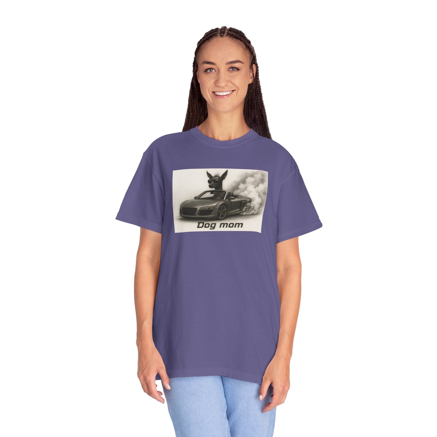 Dog Mom - Mexican Hairless - “Cool Dogs in Cool Cars” T-Shirt Collection! 🐶🚗