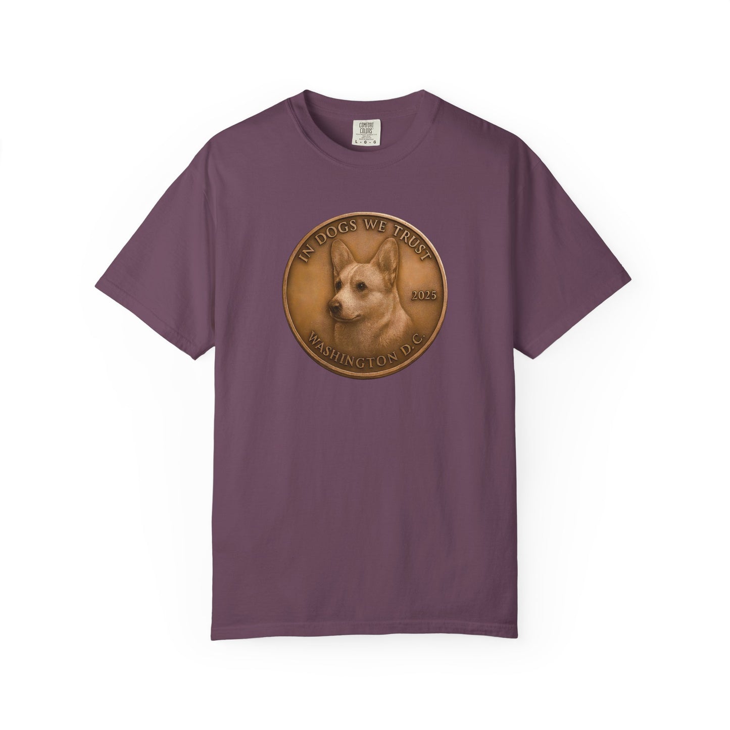 Washington DC State Coin T-Shirt Collection - Proud Dog Breed Illustrations