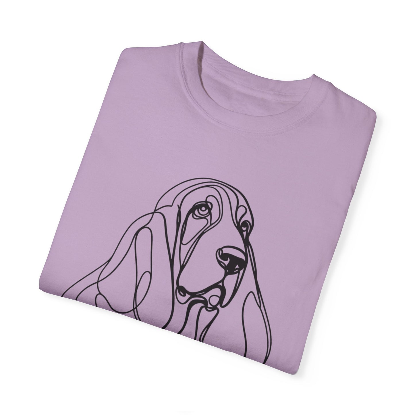 π Low & Loyal β Basset Hound Line Art Tee β Perfect for Dog Lovers