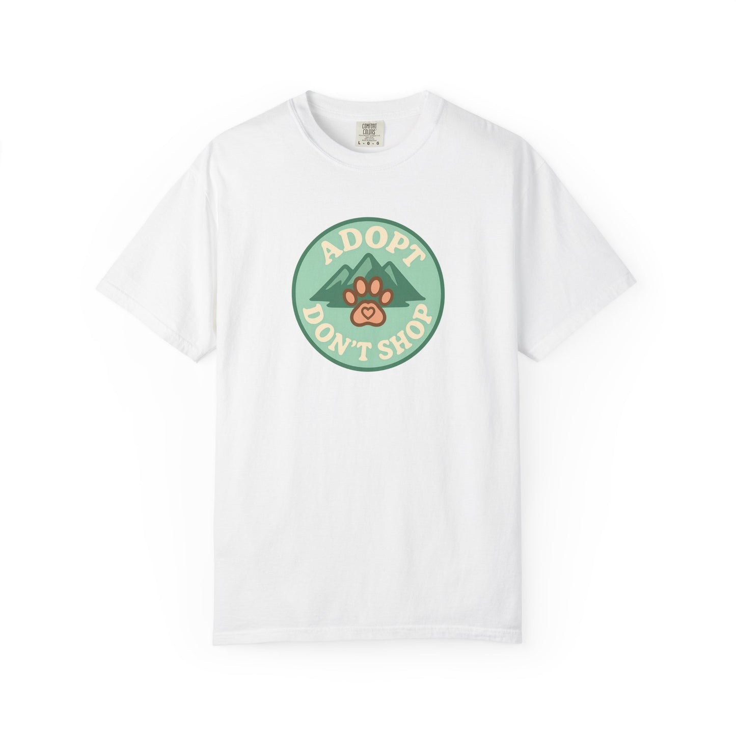 Adopt Don't Shop T-shirt, Unisex Tee, Animal Lover Gift, Pet Adoption Awareness, Casual Wear, Eco-Friendly Fashion, Dog Mom Shirt