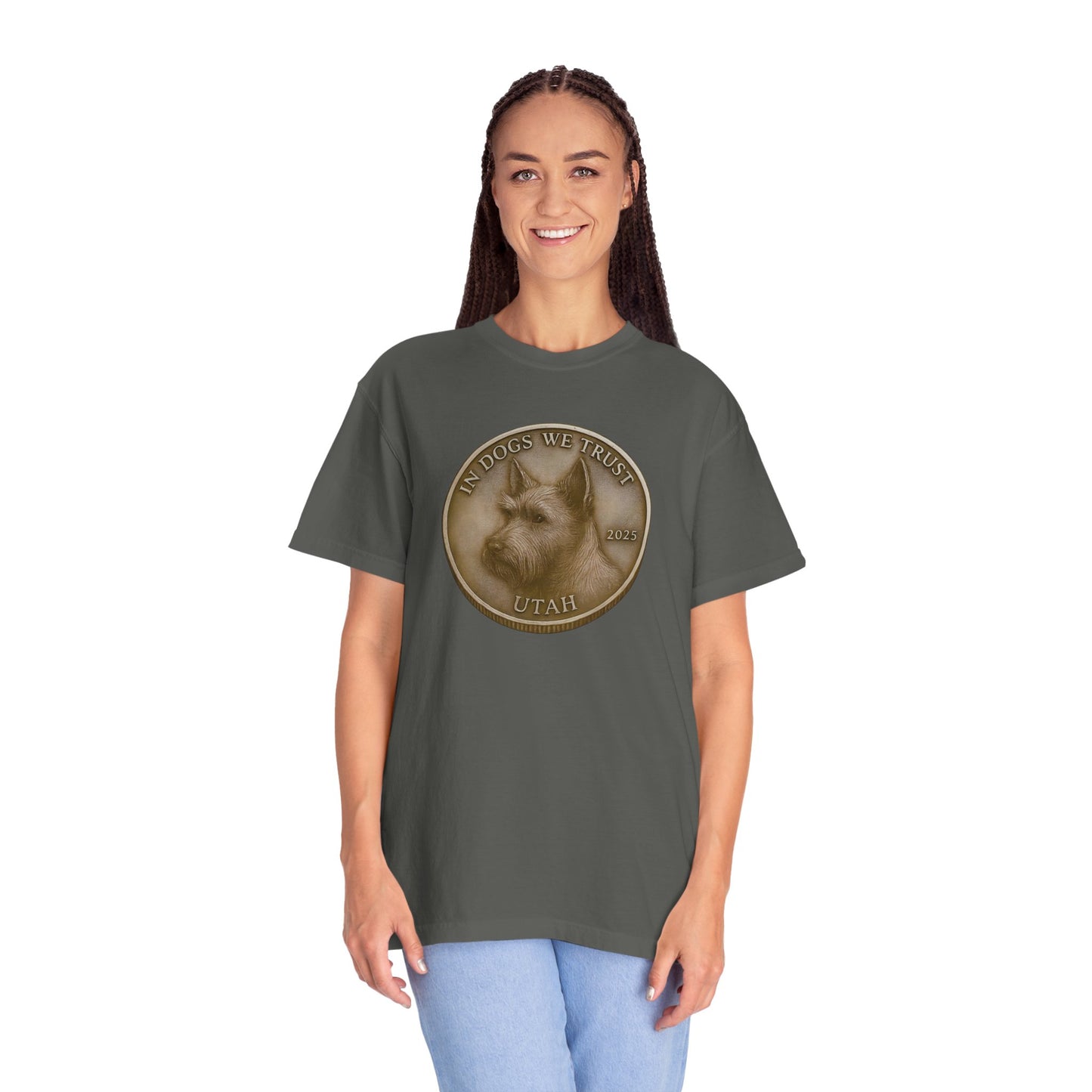 Utah State Coin T-Shirt Collection - Proud Dog Breed Illustrations