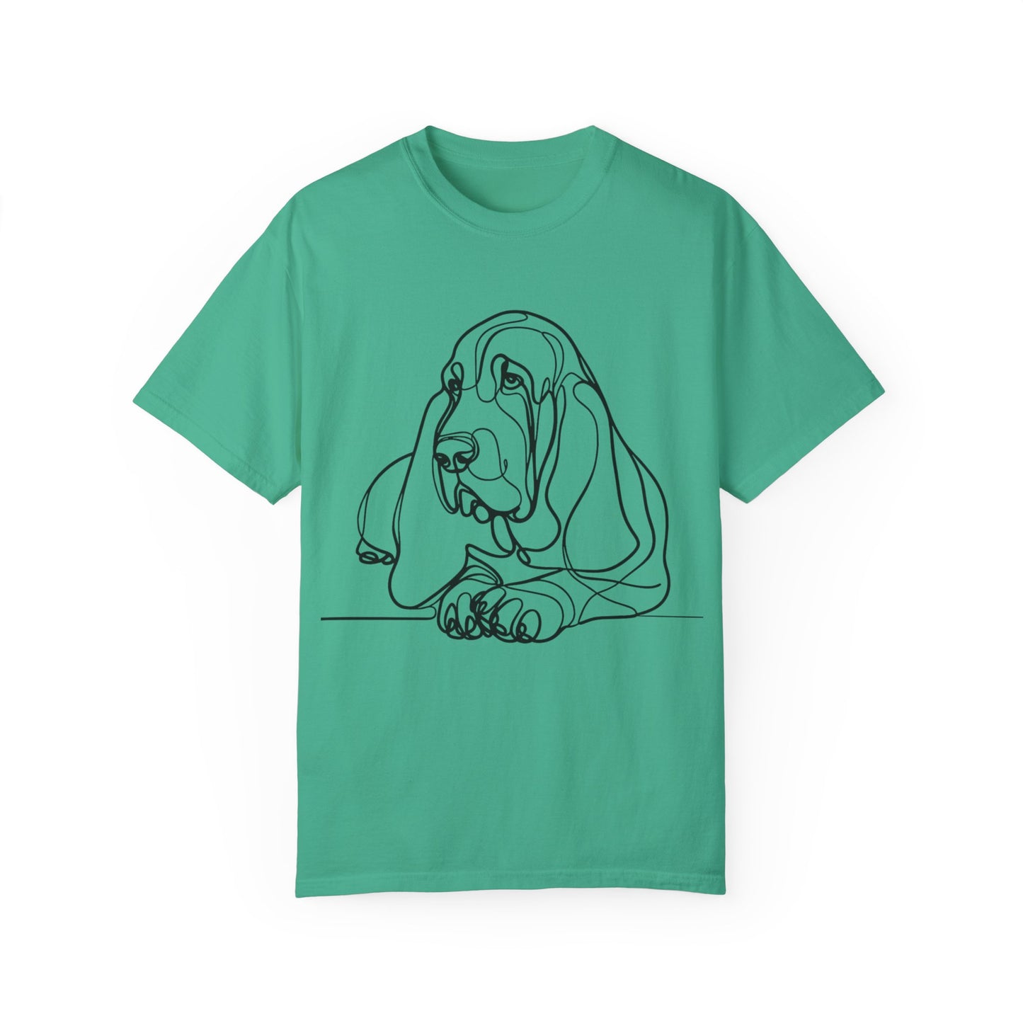 π Low & Loyal β Basset Hound Line Art Tee