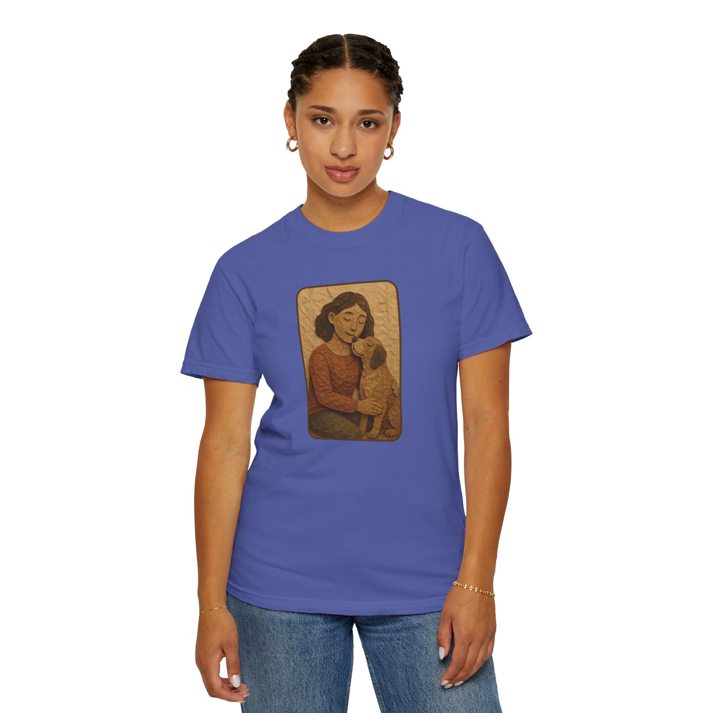 Dog Mom T-shirt - Unisex Garment-Dyed Tee for Pet Lovers