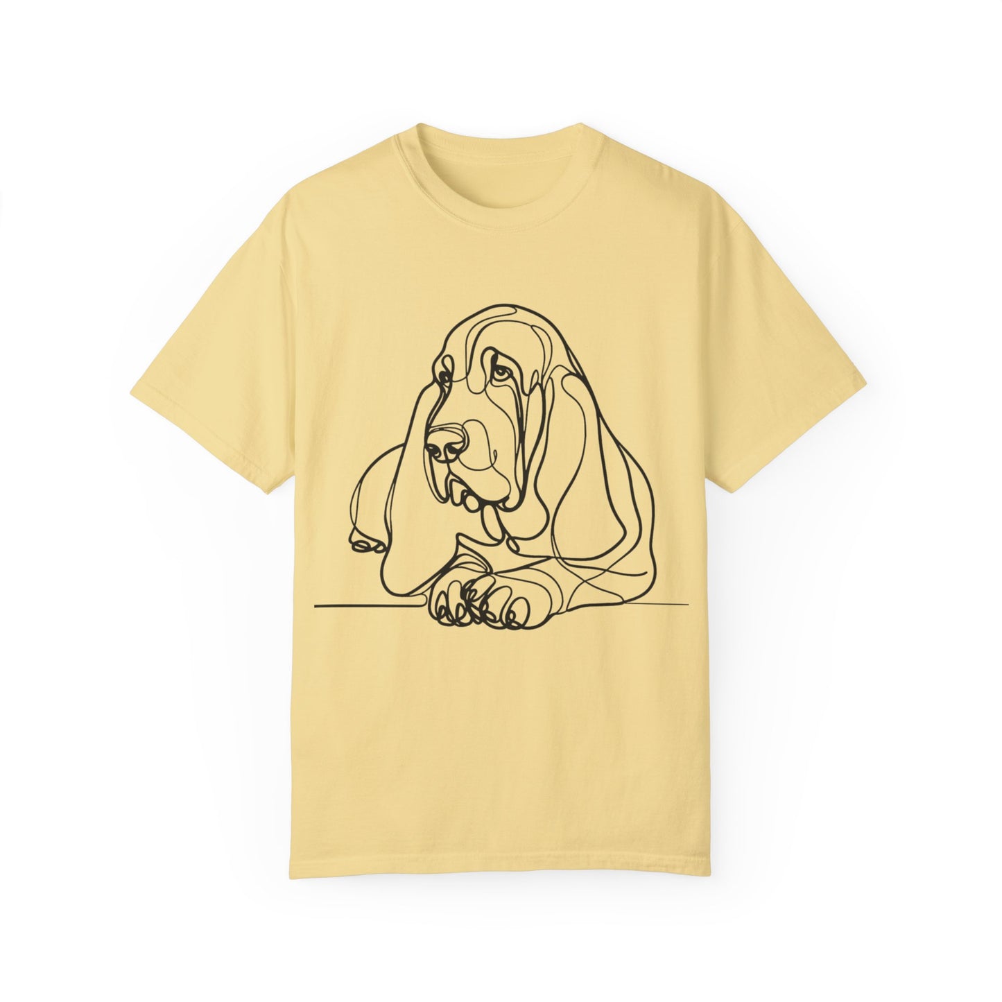 π Low & Loyal β Basset Hound Line Art Tee