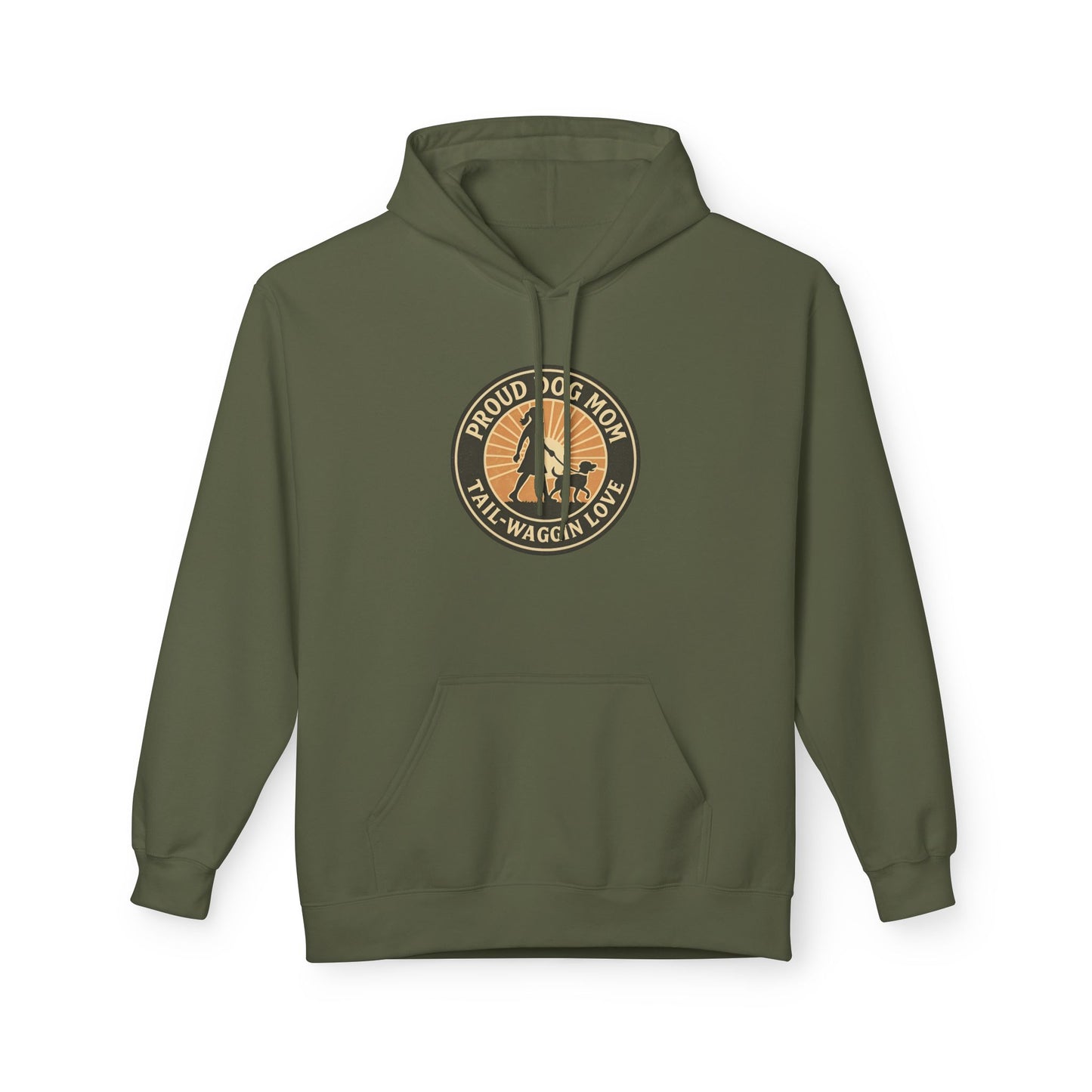 Hoodie for Dog Moms - Unisex Midweight Softstyle Fleece Hoodie
