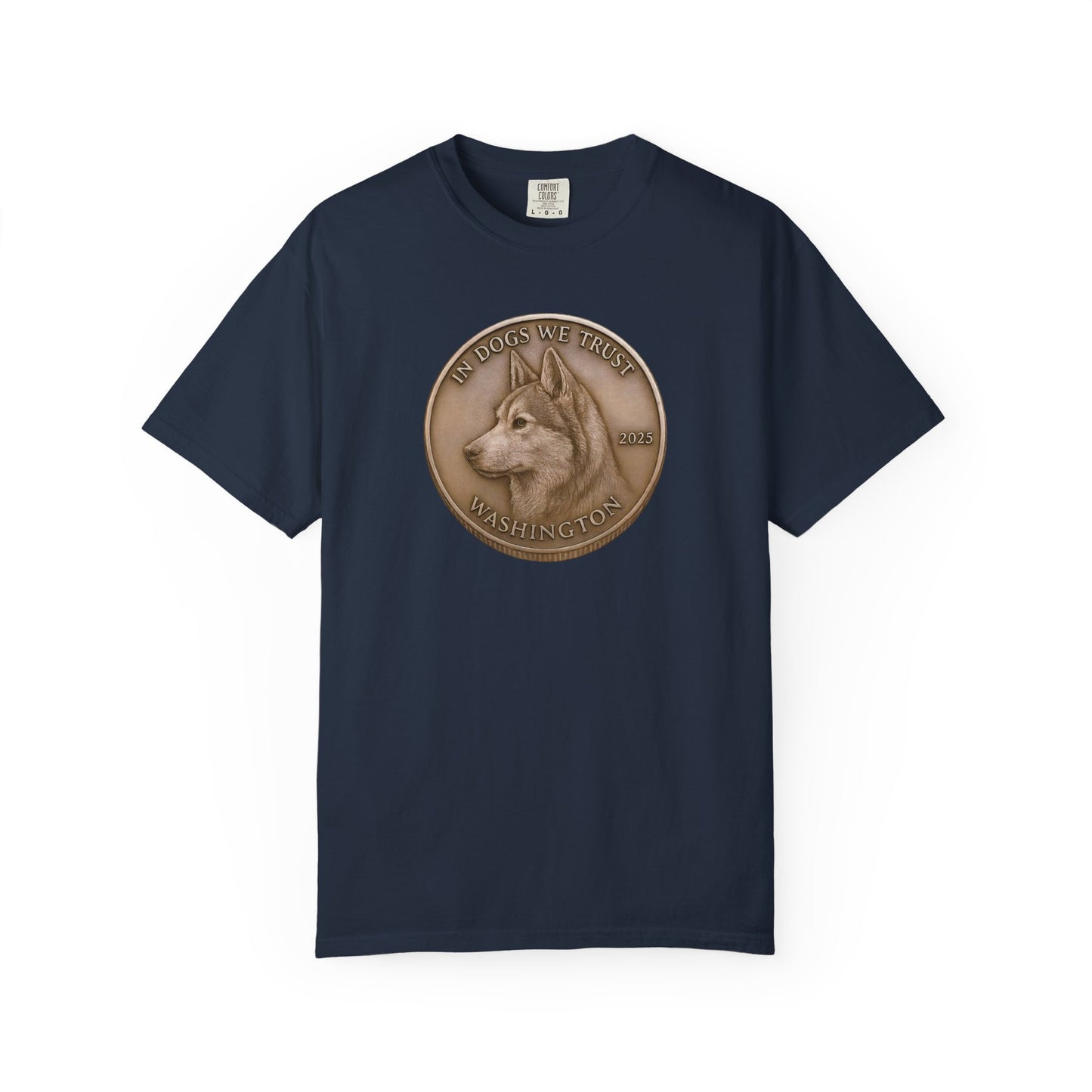 Washington State Coin T-Shirt Collection - Proud Dog Breed Illustrations