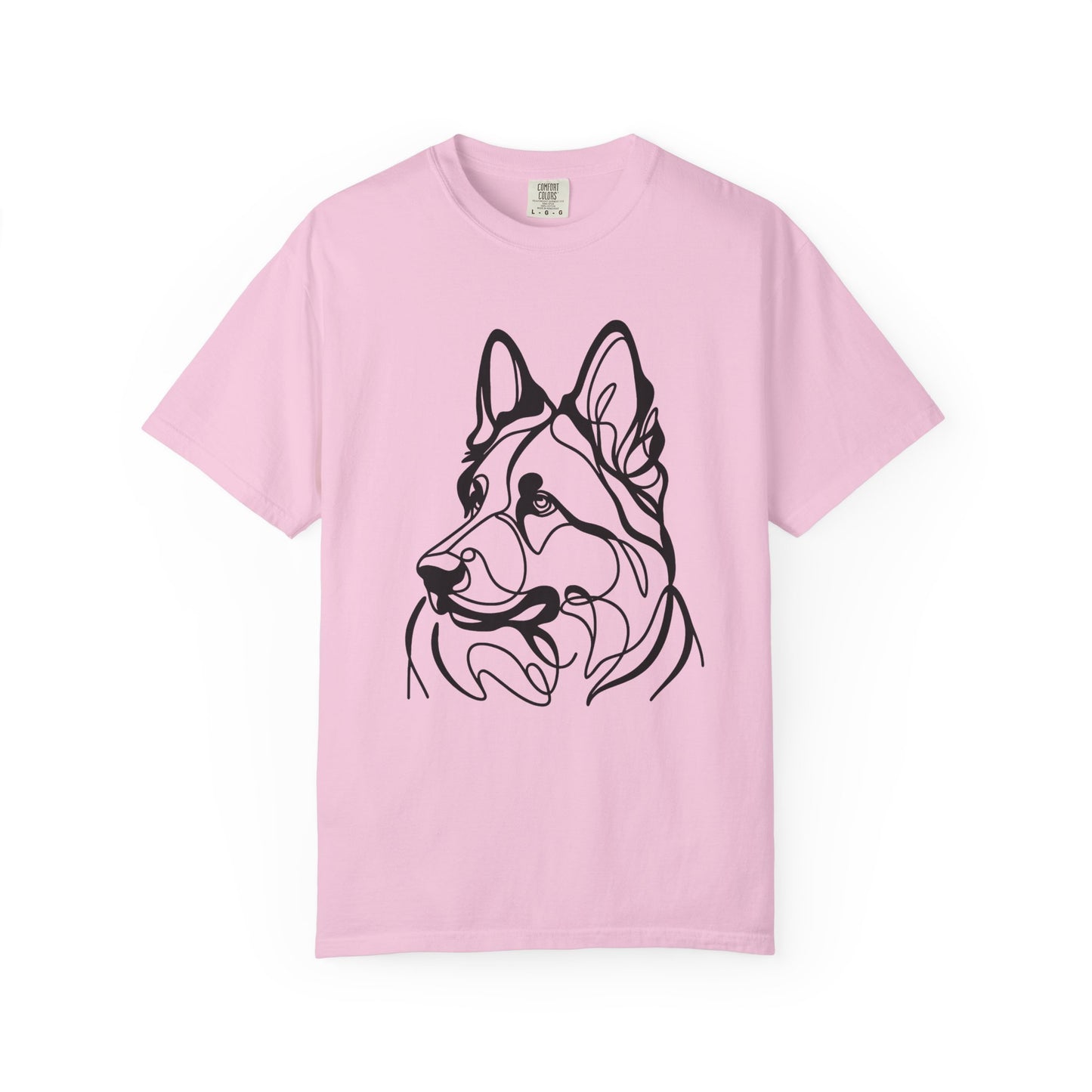 Unisex T-shirt German Shepard Line Art