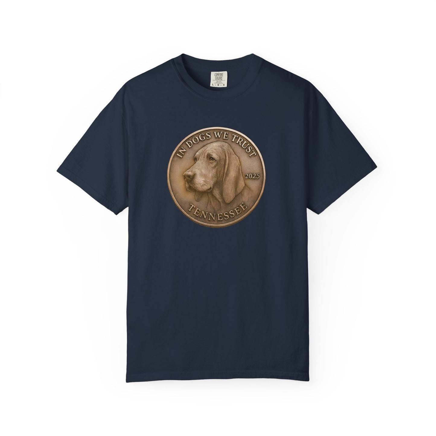 Tennessee State Coin T-Shirt Collection - Proud Dog Breed Illustrations
