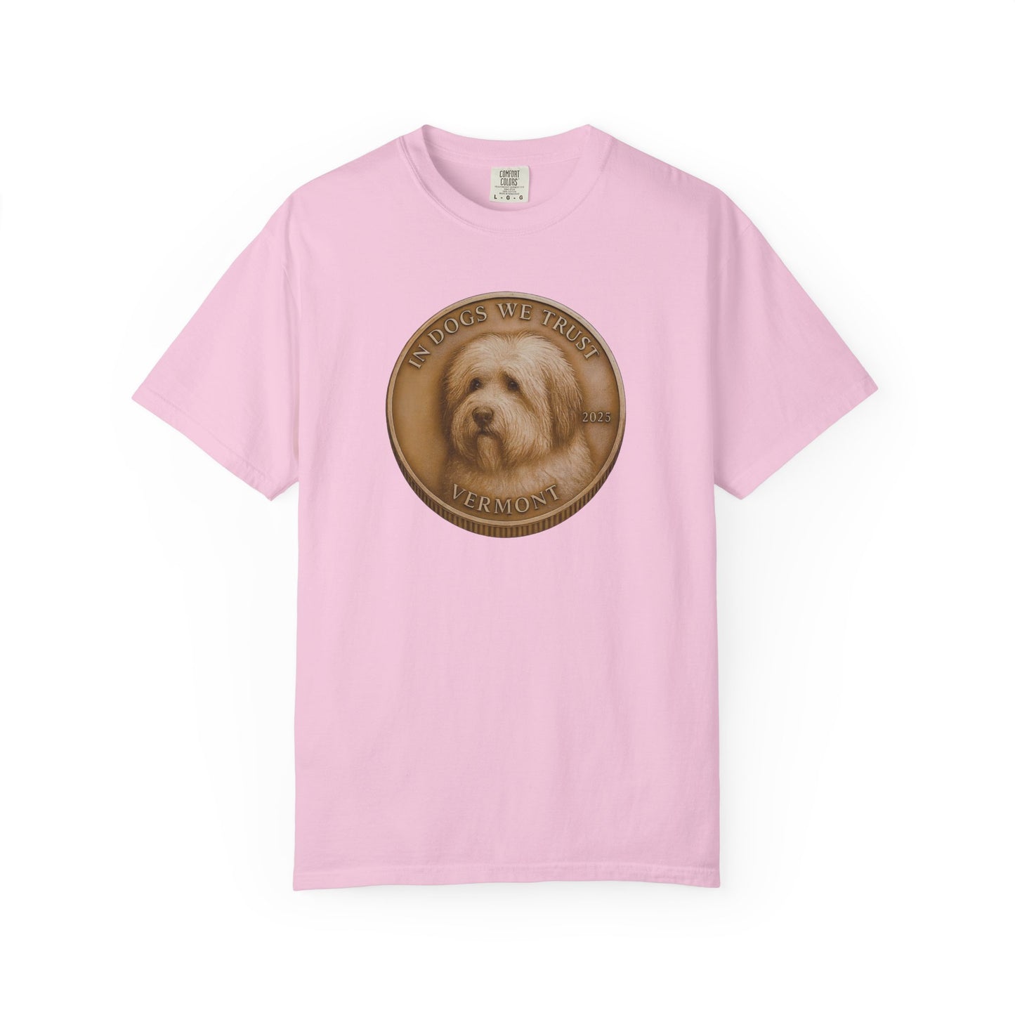 Vermont State Coin T-Shirt Collection - Proud Dog Breed Illustrations