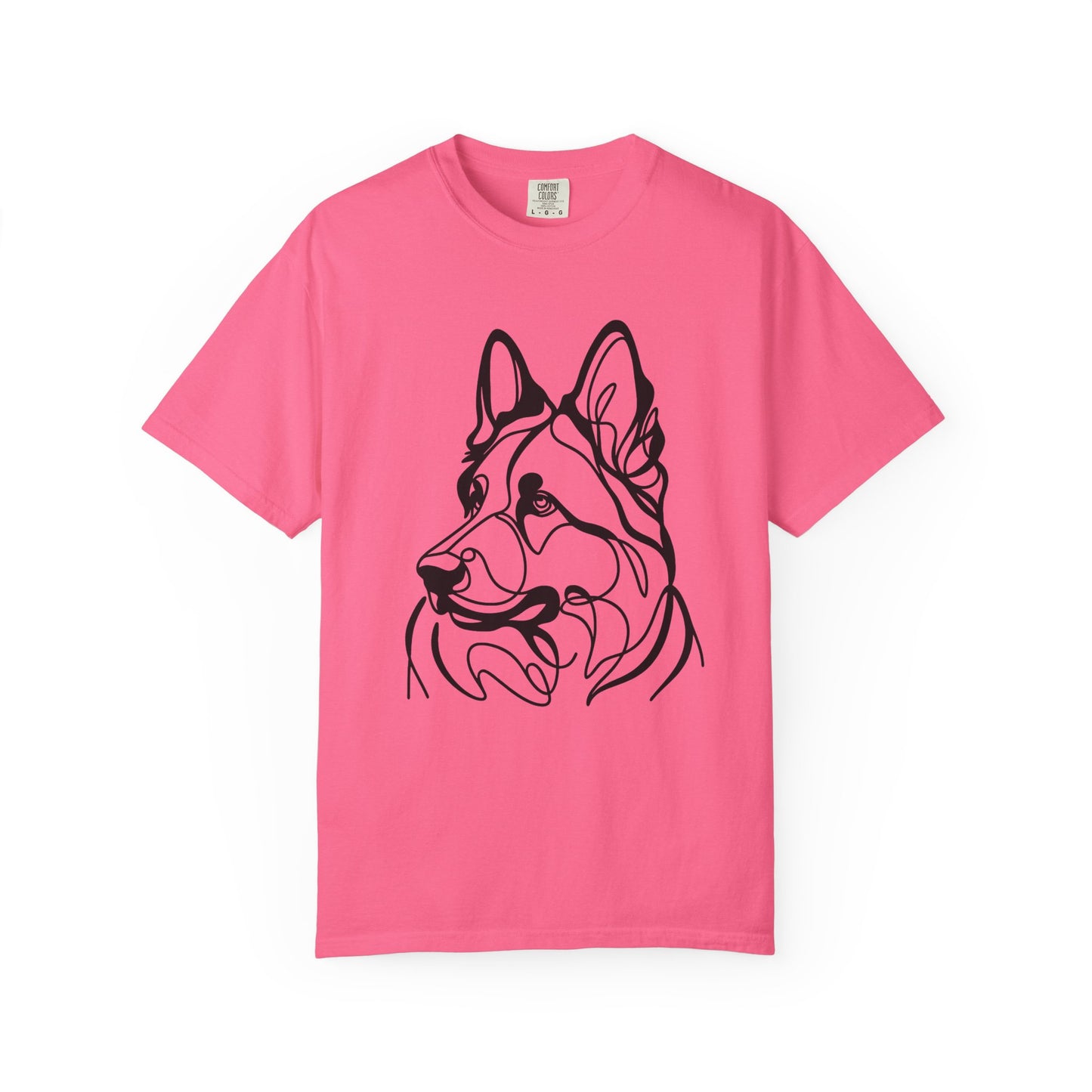 Unisex T-shirt German Shepard Line Art