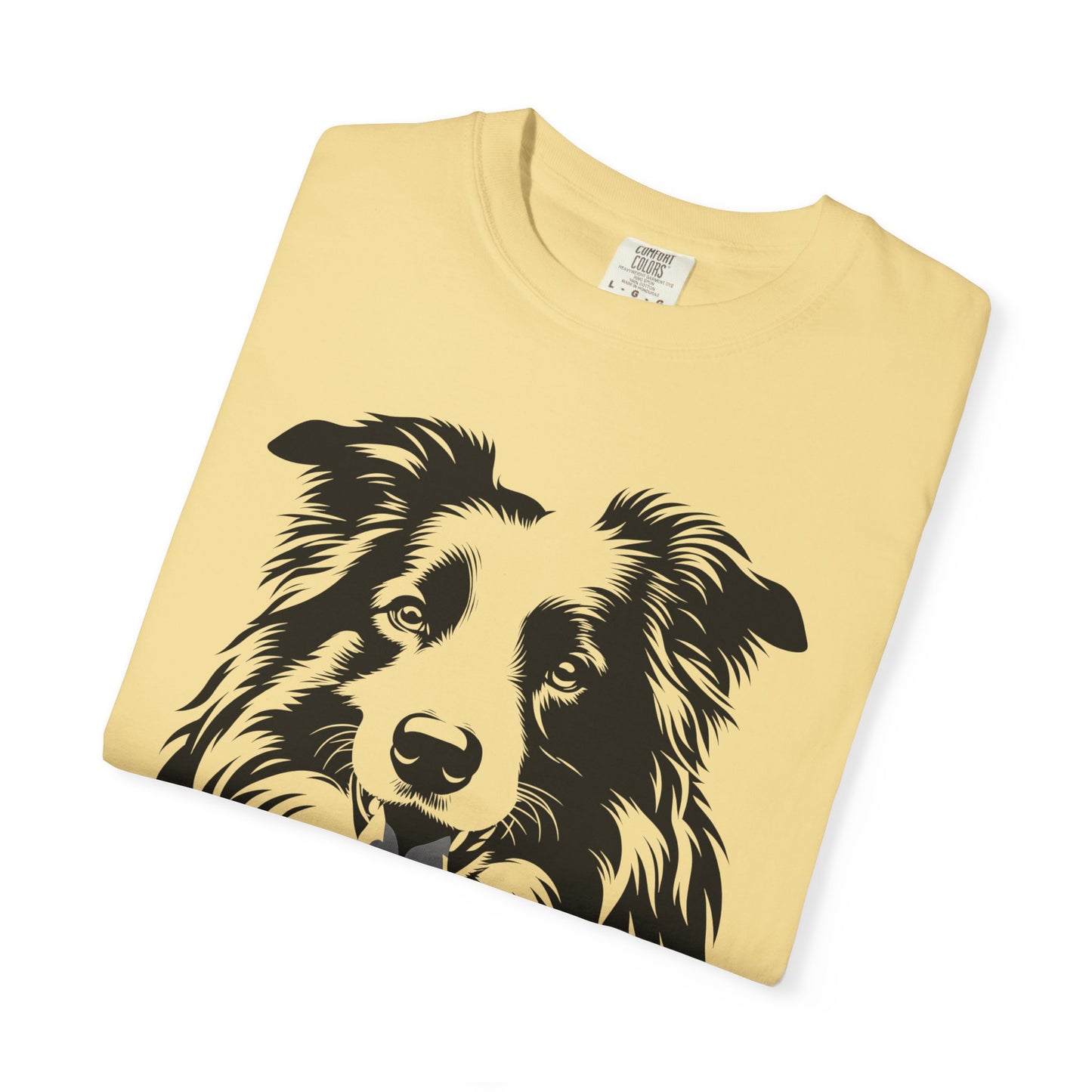 🖤 The Classic Collie – B/W Art Border Collie Tee - Perfect Gift for Dog Lovers