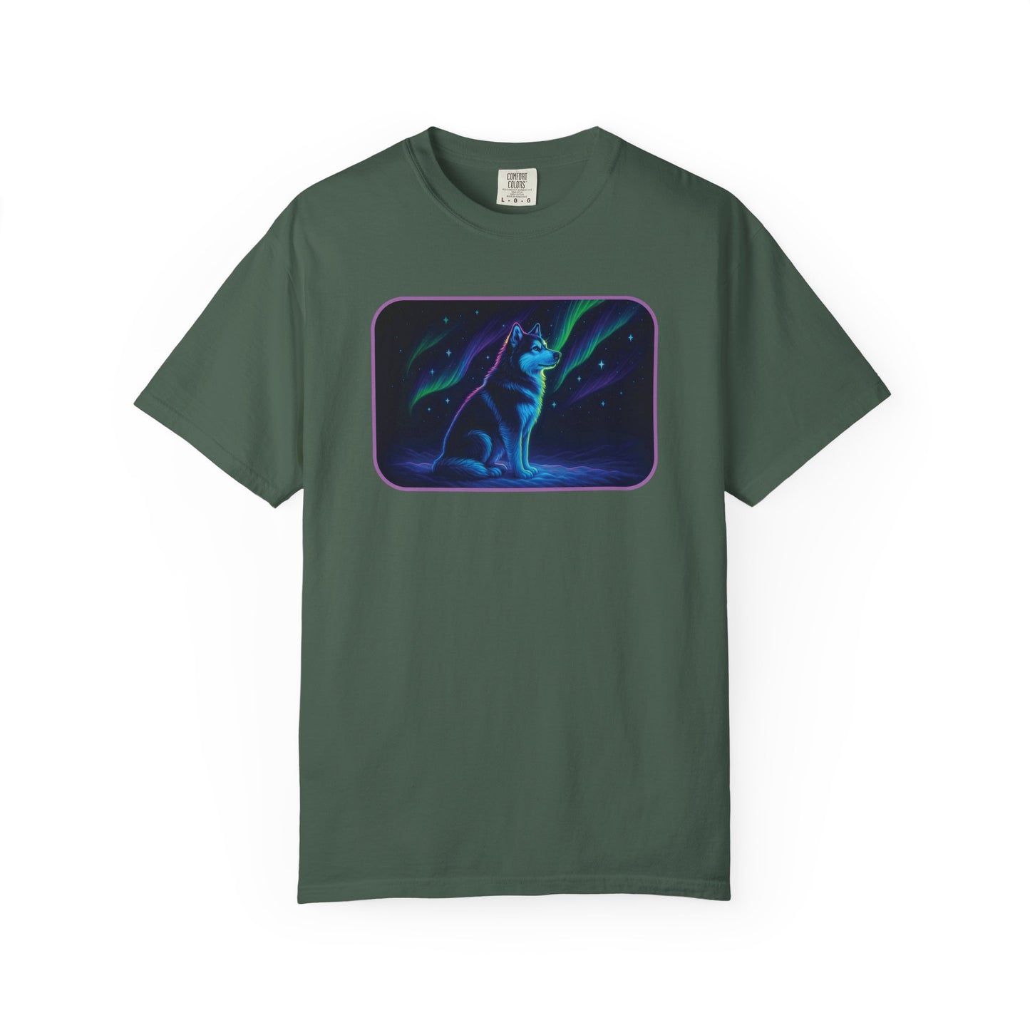 Alaskan Malamute Northern Lights T-shirt