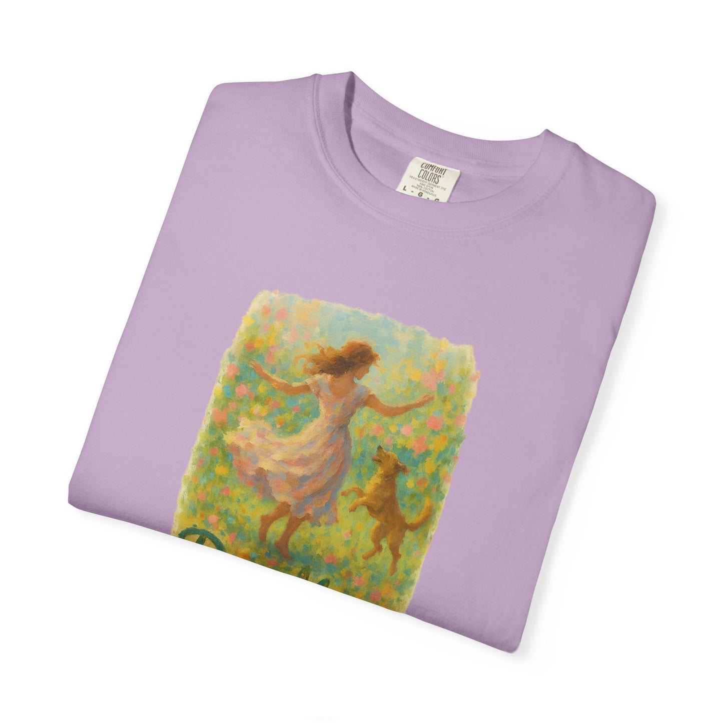 Dog Mom T-Shirt, Cute Animal Lover Tee, Gift for Pet Moms, Garment-Dyed T-Shirt, Casual Summer Shirt, Birthday Gift, Dog Lover Merchandise