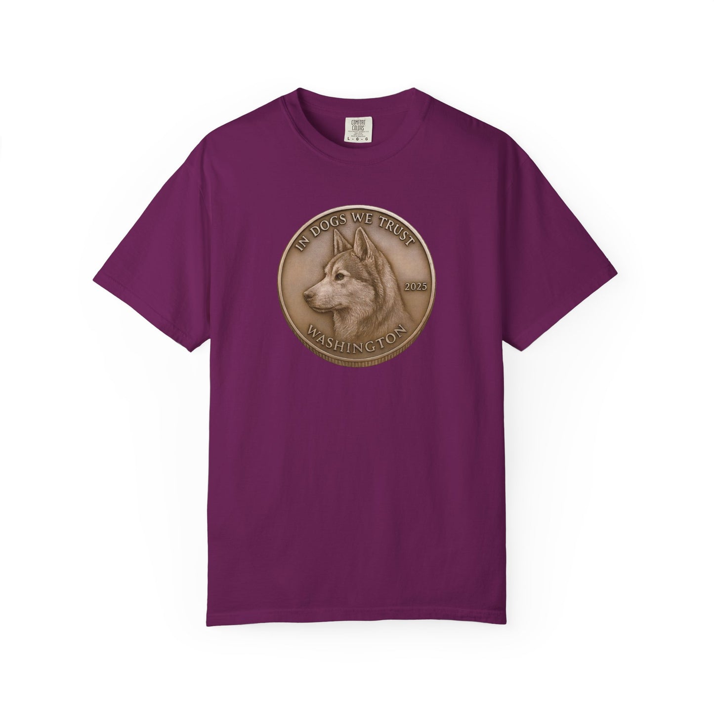 Washington State Coin T-Shirt Collection - Proud Dog Breed Illustrations