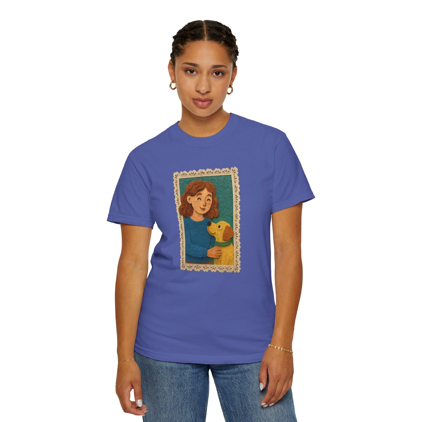 Dog Mom T-shirt - Unisex Garment-Dyed Tee for Pet Lovers